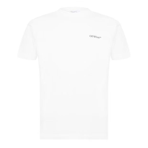image of Off White O1G2R1Mq0424 T-Shirts In White, Men's (Size Small)