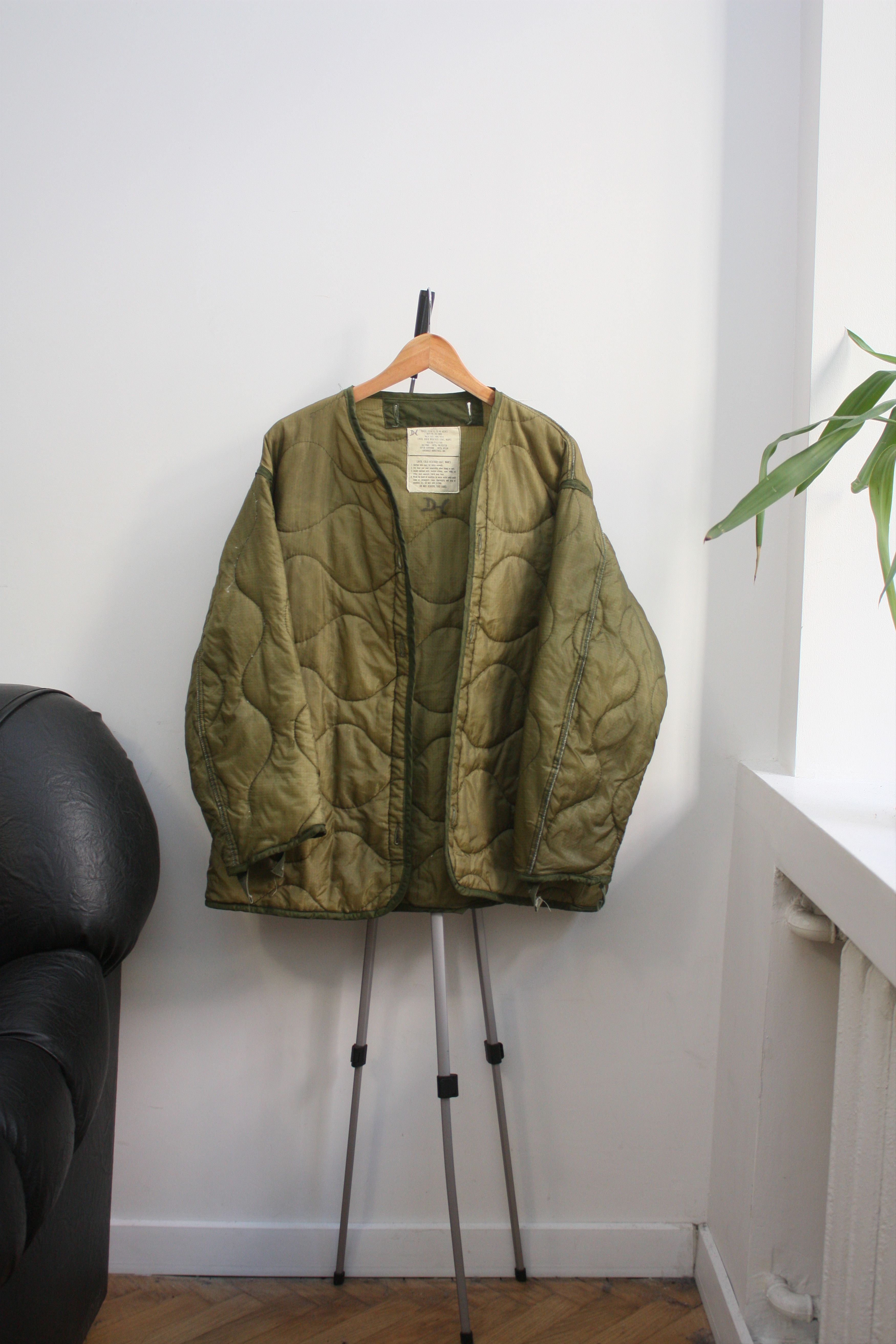 Vintage US Army Green Vintage Liner Men's Large Size US L / EU 52-54 / 3 - 1 Thumbnail