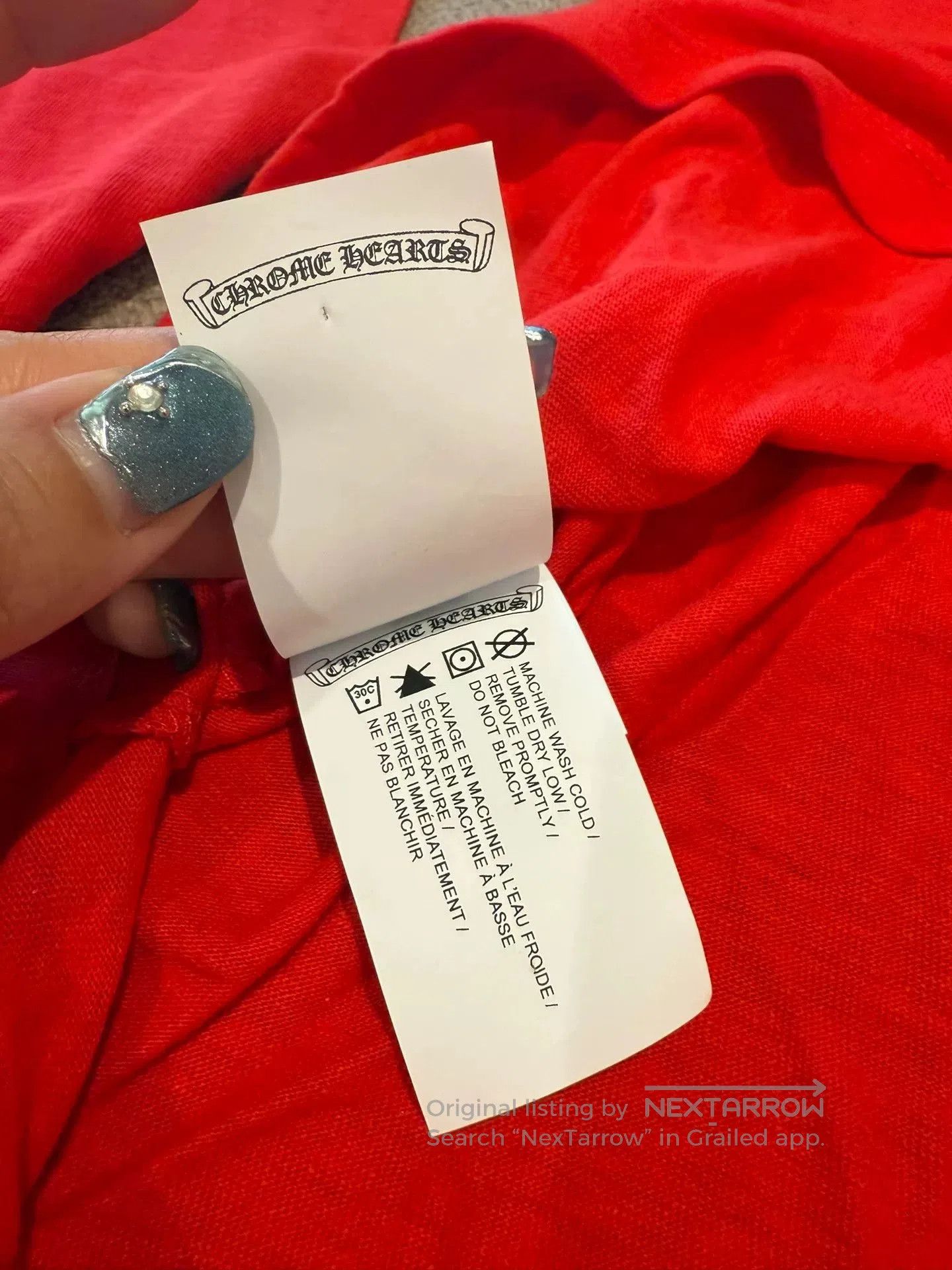 Chrome Hearts Chrome Hearts Red 33 Long Sleeve T. Size US S / EU 44-46 / 1 - 7 Thumbnail