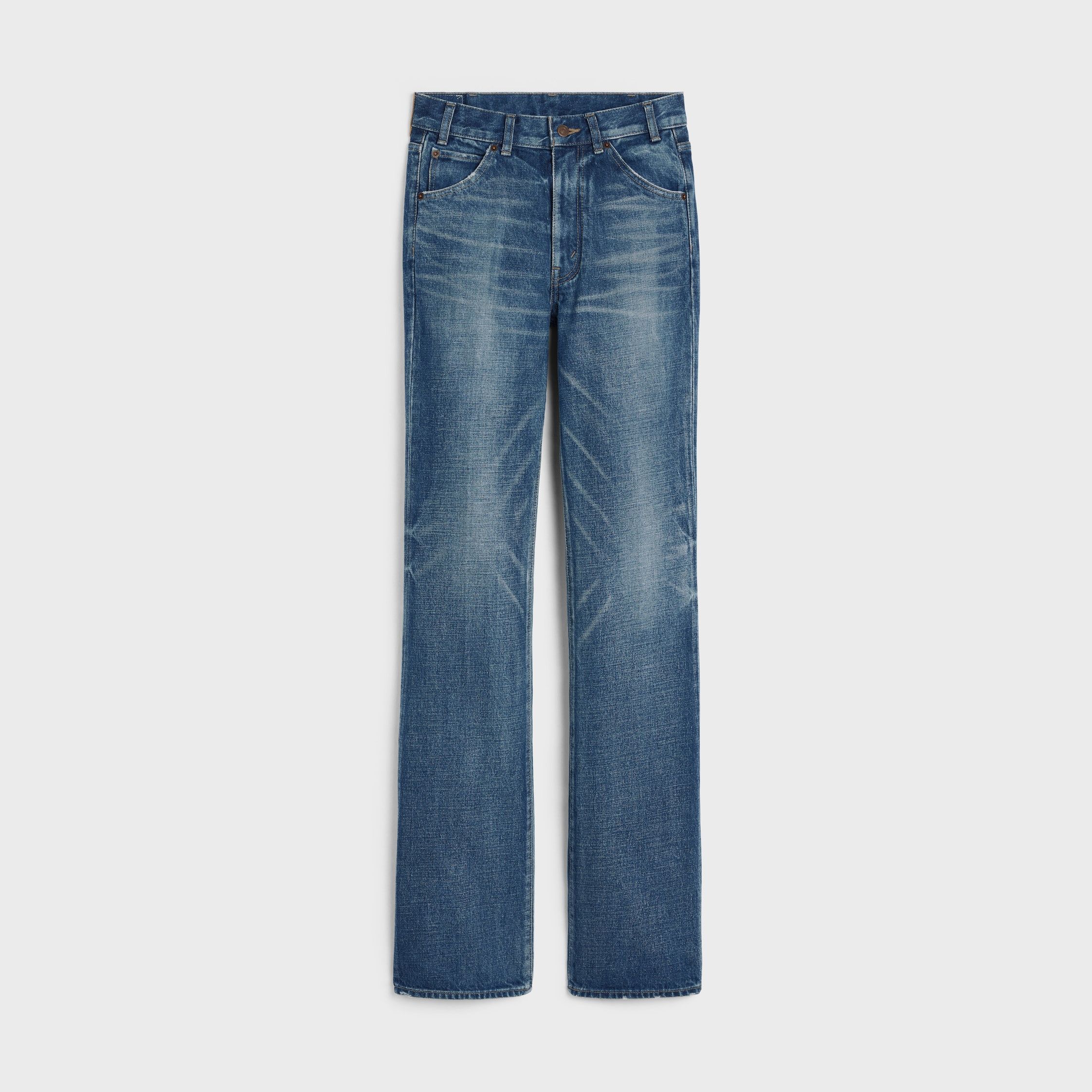 Celine SERGE FLARE JEANS IN DARK UNION WASH DENIM Size 29" - 1 Thumbnail