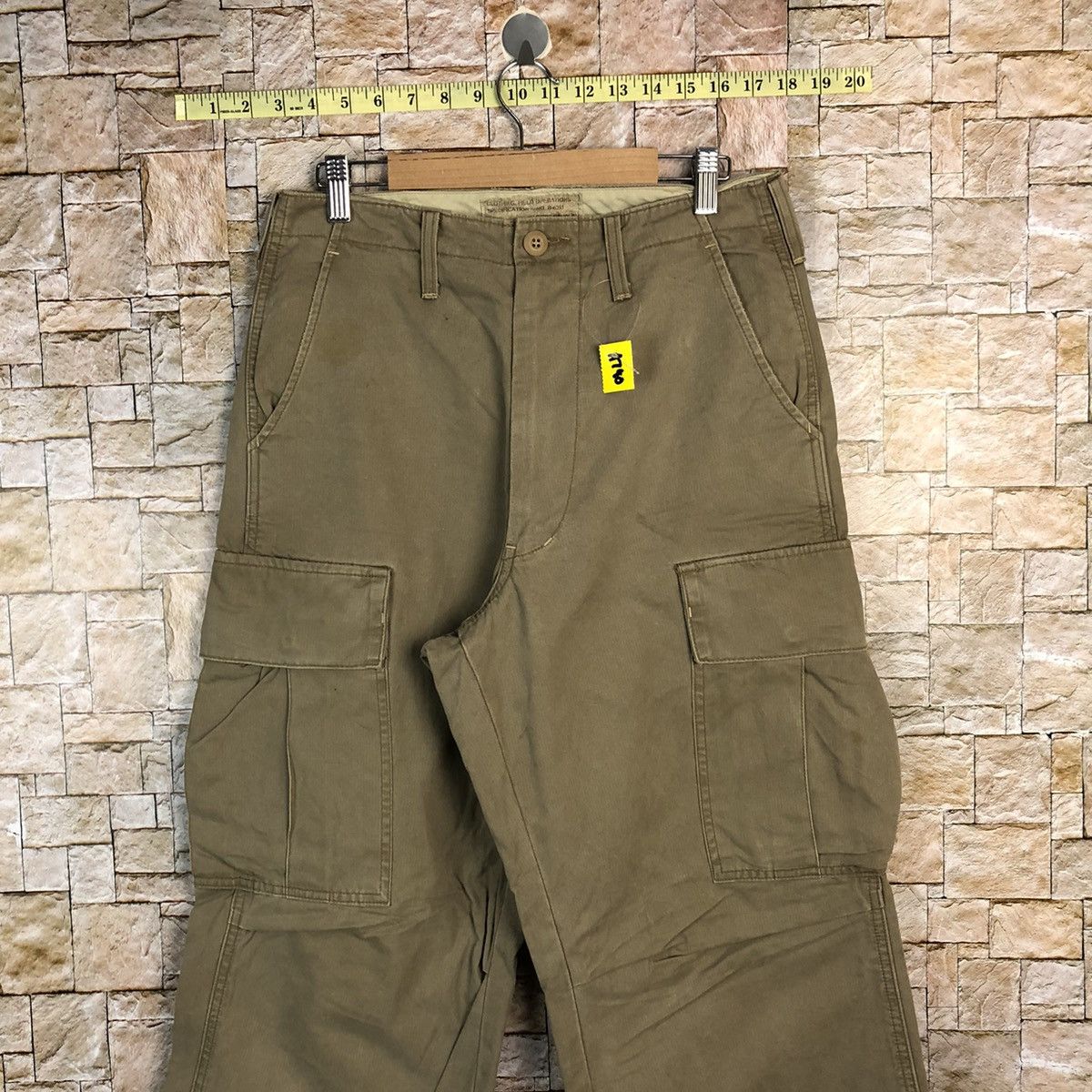 Japanese Brand Blue Way utility tactical Cargo Multipocket Pants #A740 Size US 29 - 2 Thumbnail