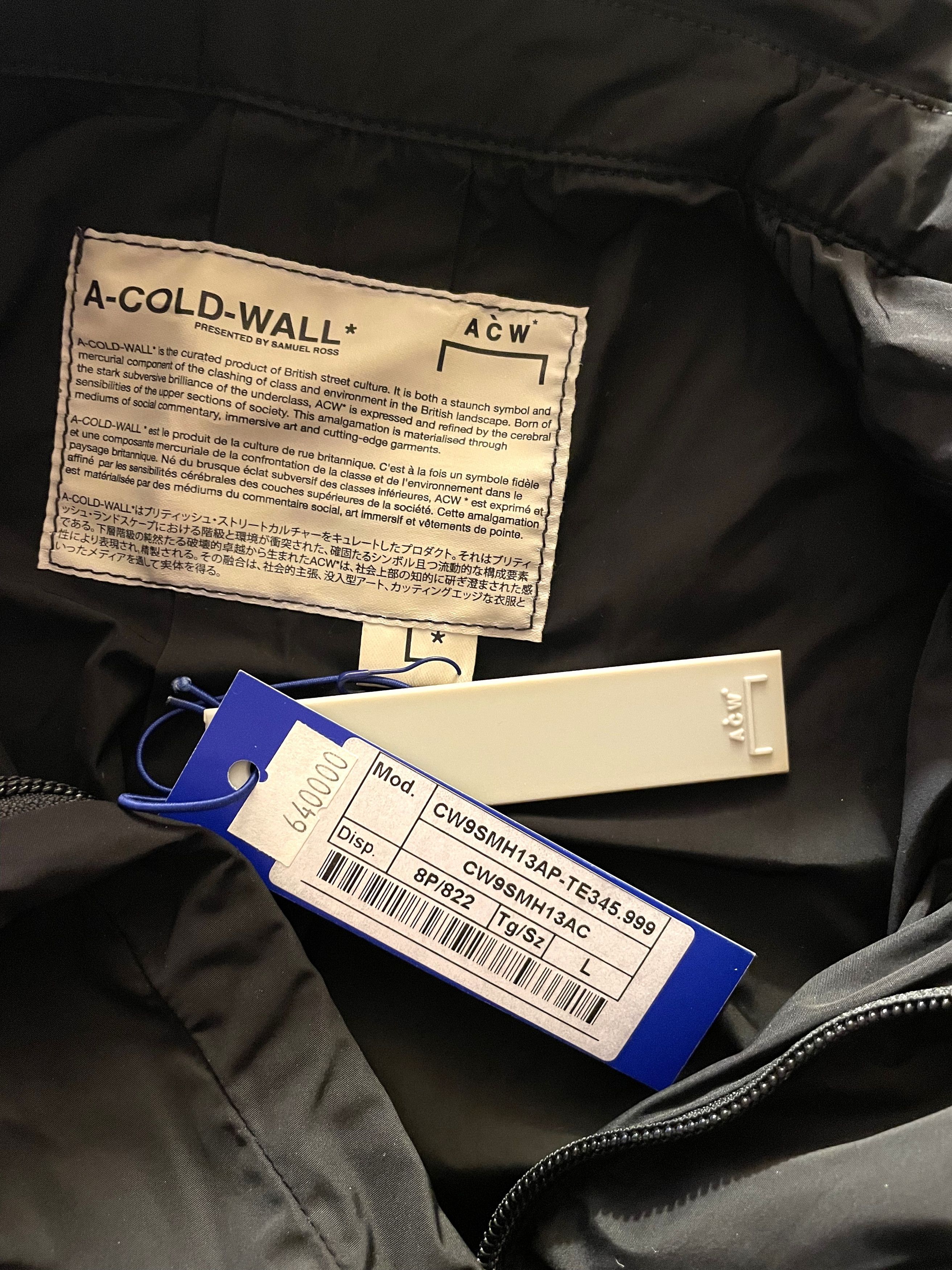 A-COLD-WALL* A-Cold-Wall* Logo Windbreaker Jacket Size US L / EU 52-54 / 3 - 13 Thumbnail