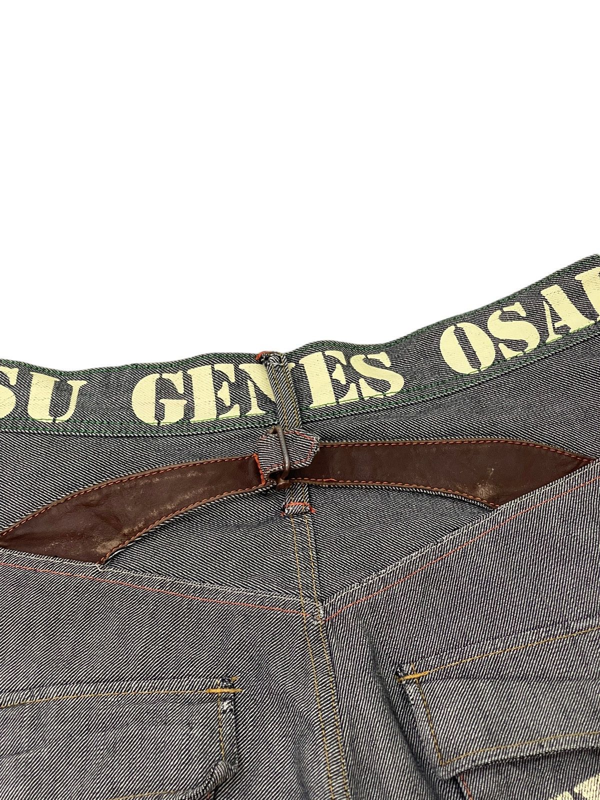 Evisu Cropped Jeans Y2K Evisu Genes Osaka Regular Fit 8🟦5 Size US 35 - 8 Thumbnail
