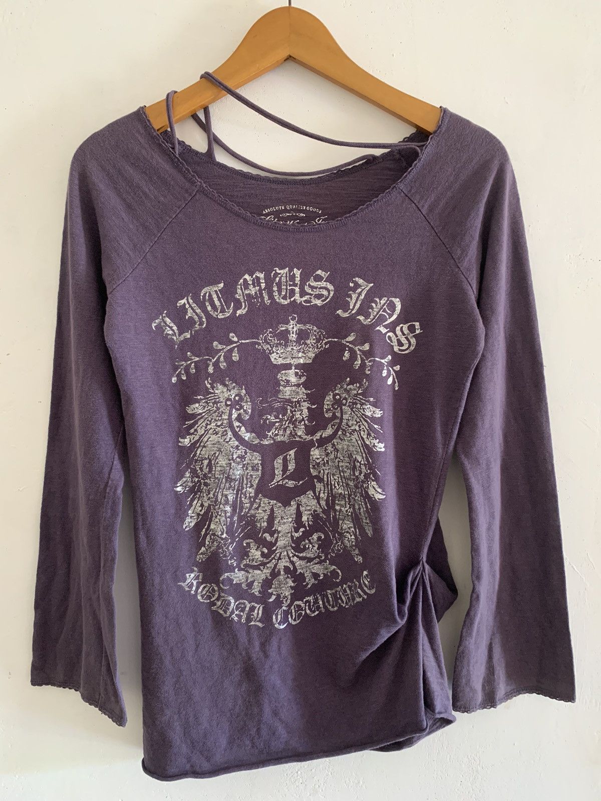 image of If Six Was Nine x Vintage Binding Offer Litmus Ins Japanese Women Longsleve Shirt in Purple (Size M