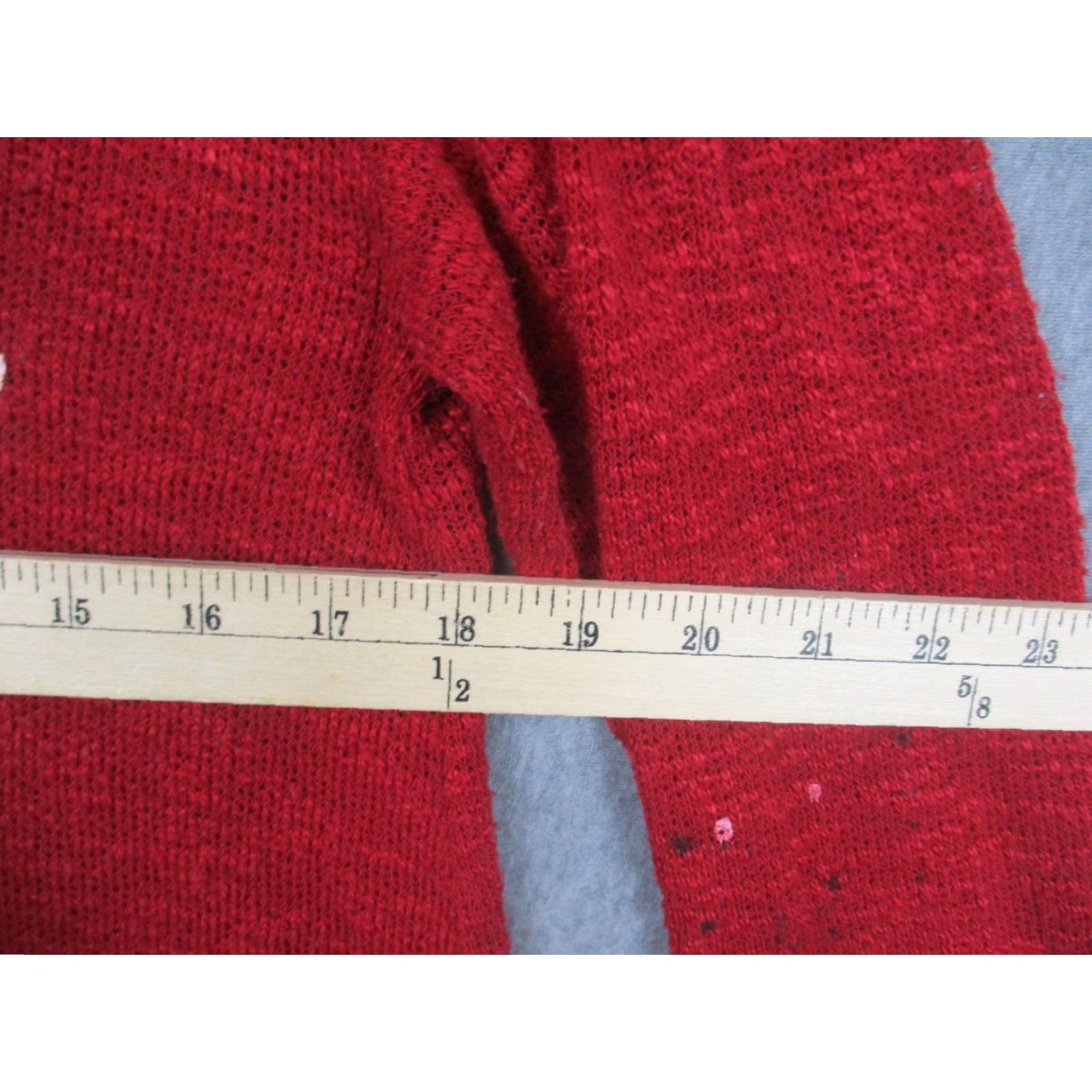 Vintage P. Michael Shirt Womens Large Red Tunic Elephant Print 3/4 Sleeve V Neck USA Size L / US 10 / IT 46 - 6 Thumbnail