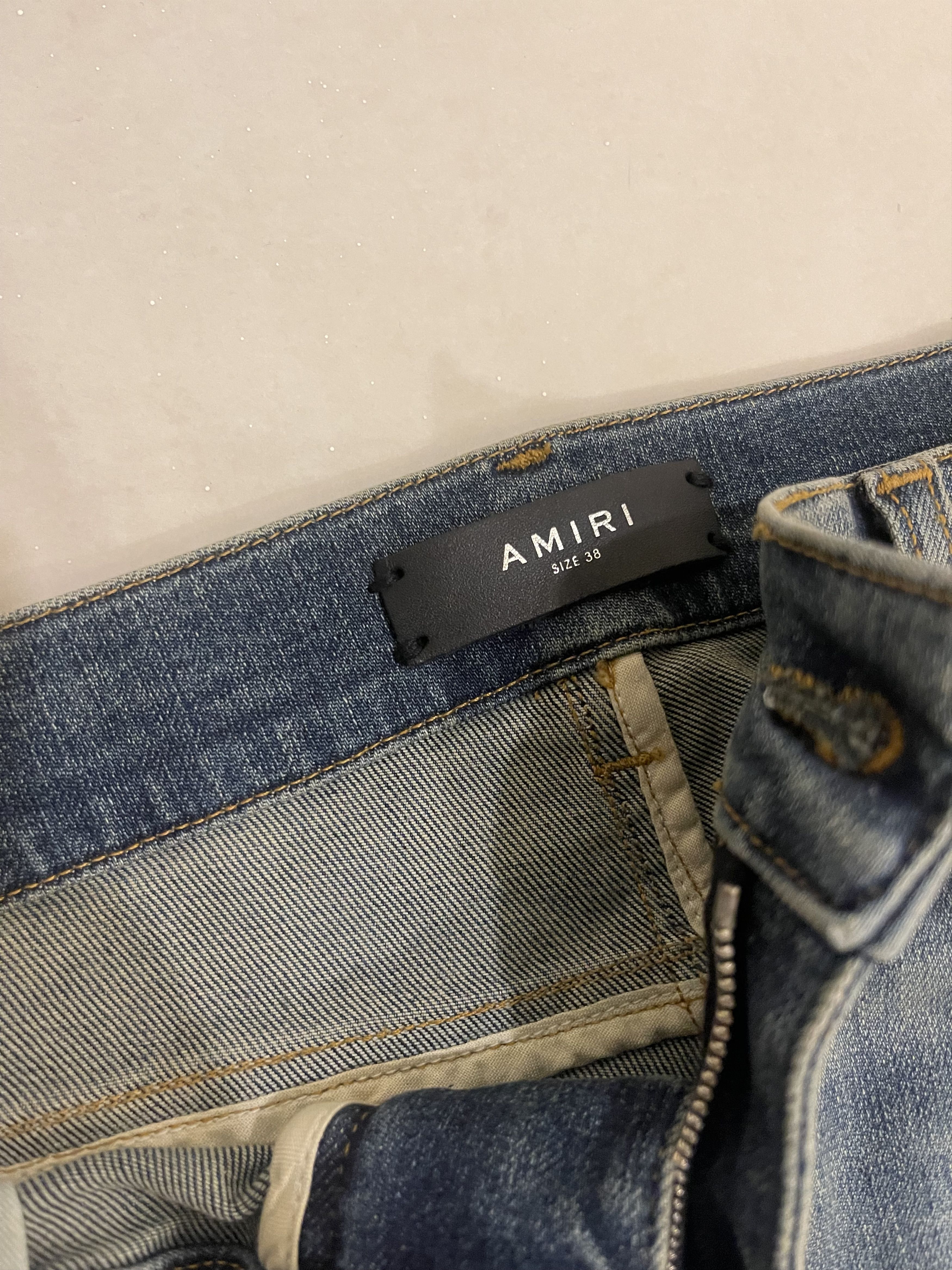 Amiri Amiri indigo art patch painted jeans Size US 38 / EU 54 - 6 Thumbnail
