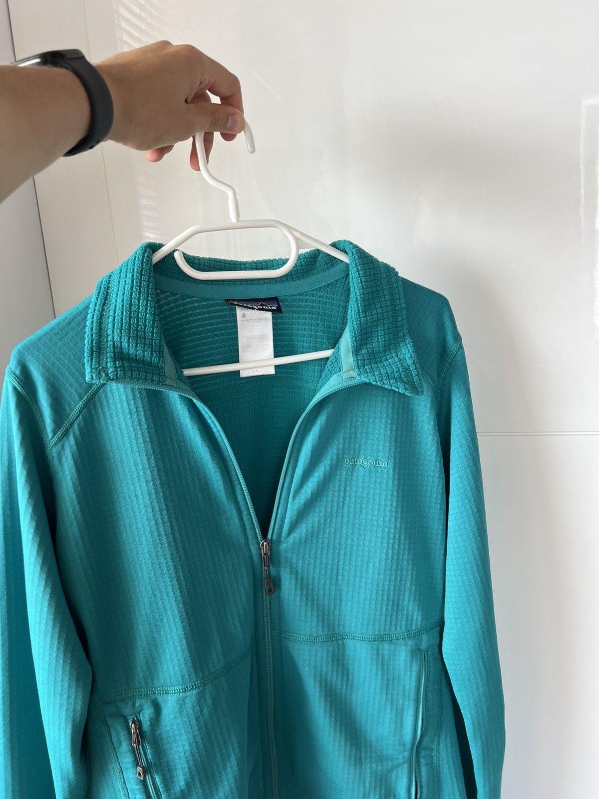 Patagonia Patagonia Polartec Gorpcore Knit Logo USA Fleece Zip Sweater Size L / US 10 / IT 46 - 24 Thumbnail