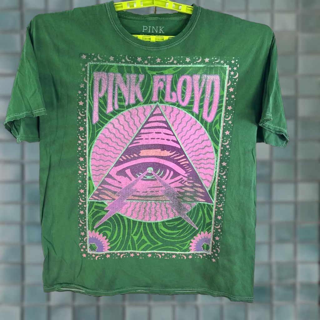 Vintage VINTAGE Pink Floyd Band T-Shirt Men Size M Green Tie-Dye Short Sleeve Music Art 2023 Size US M / EU 48-50 / 2 - 1 Thumbnail
