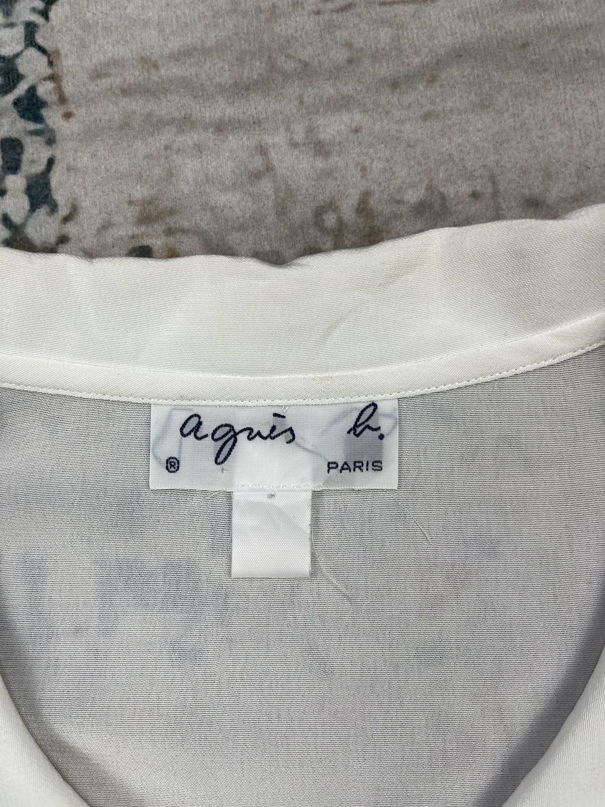 agnes b. Agnes B Chemise Off White Blouses Size M / US 6-8 / IT 42-44 - 10 Thumbnail