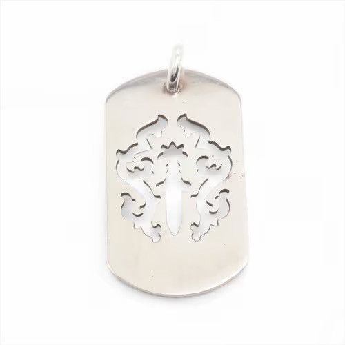 Chrome Hearts Chrome Hearts Large Dagger Cut out Dog Tag necklace Size ONE SIZE - 2 Thumbnail