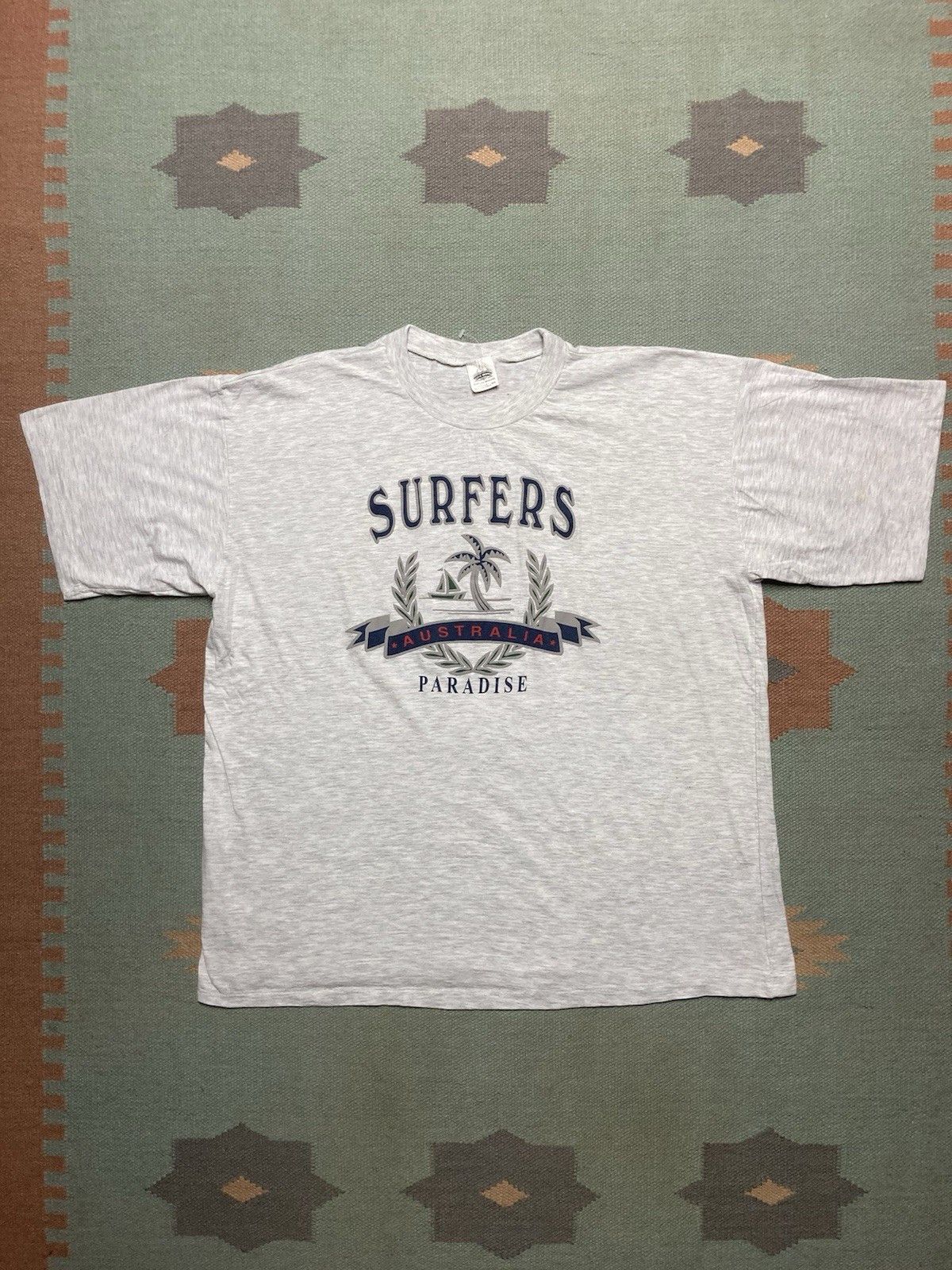 Vintage 90s graphic t shirt surfers paradise Australia single sti XL Size US XL / EU 56 / 4 - 1 Thumbnail