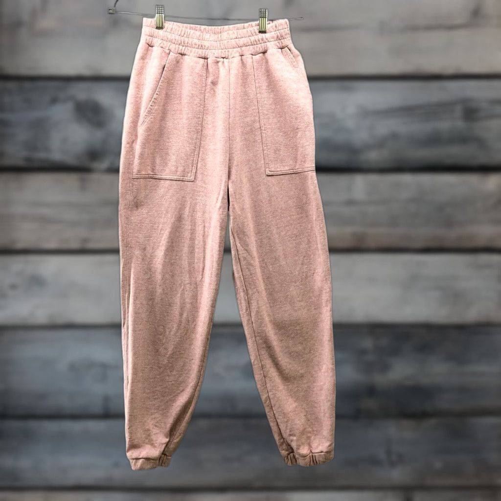 Pinko AG Adriano Goldschmied Womens Jogger Sweatpants XS Extra Large Pink Cotton Athleisure Size 26" / US 2 / IT 38 - 1 Thumbnail