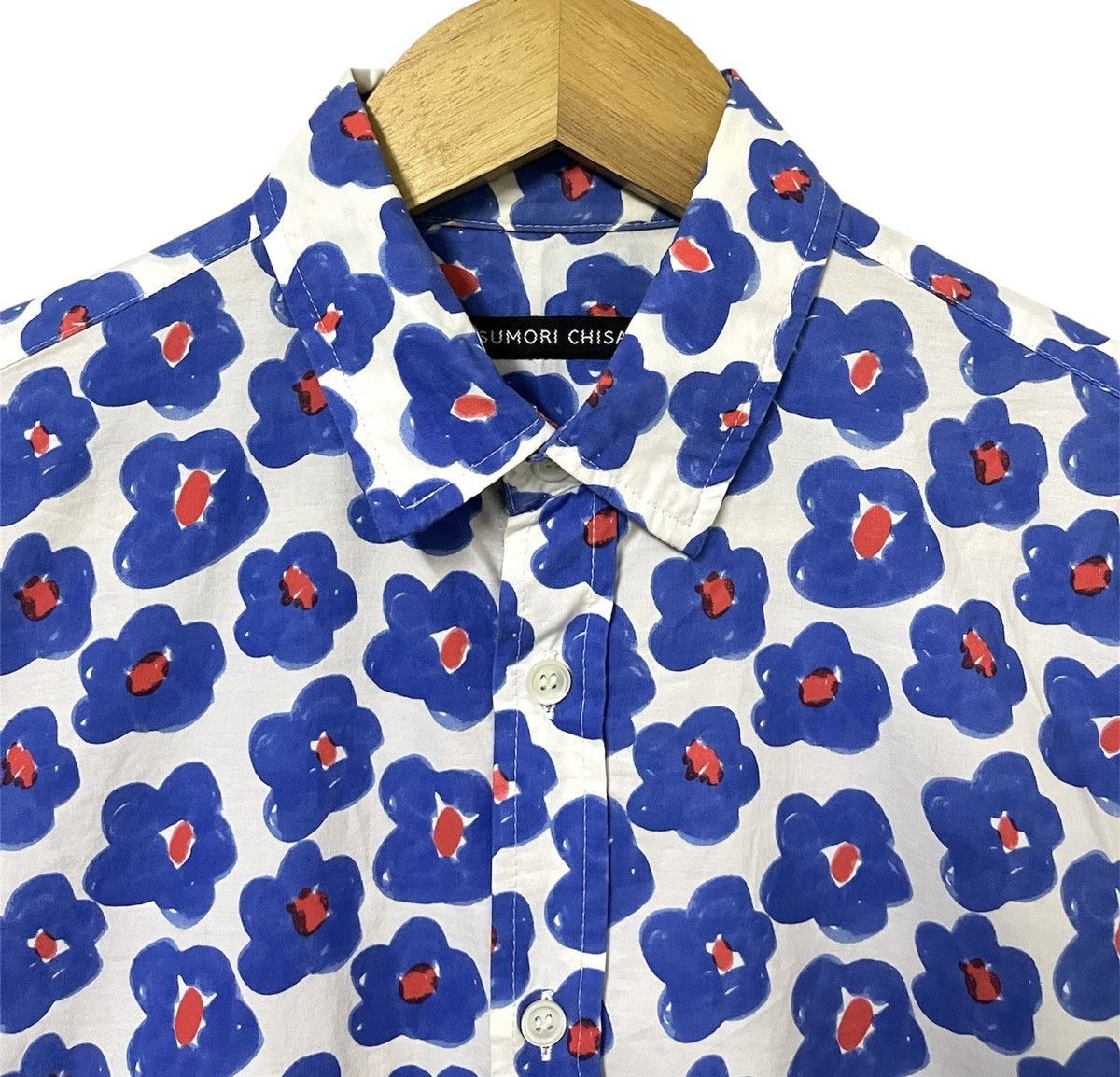 Issey Miyake TSUMORI CHISATO ISSEY MIYAKE GRAPHIC JAPANESE BRAND SHIRT Size US S / EU 44-46 / 1 - 4 Thumbnail