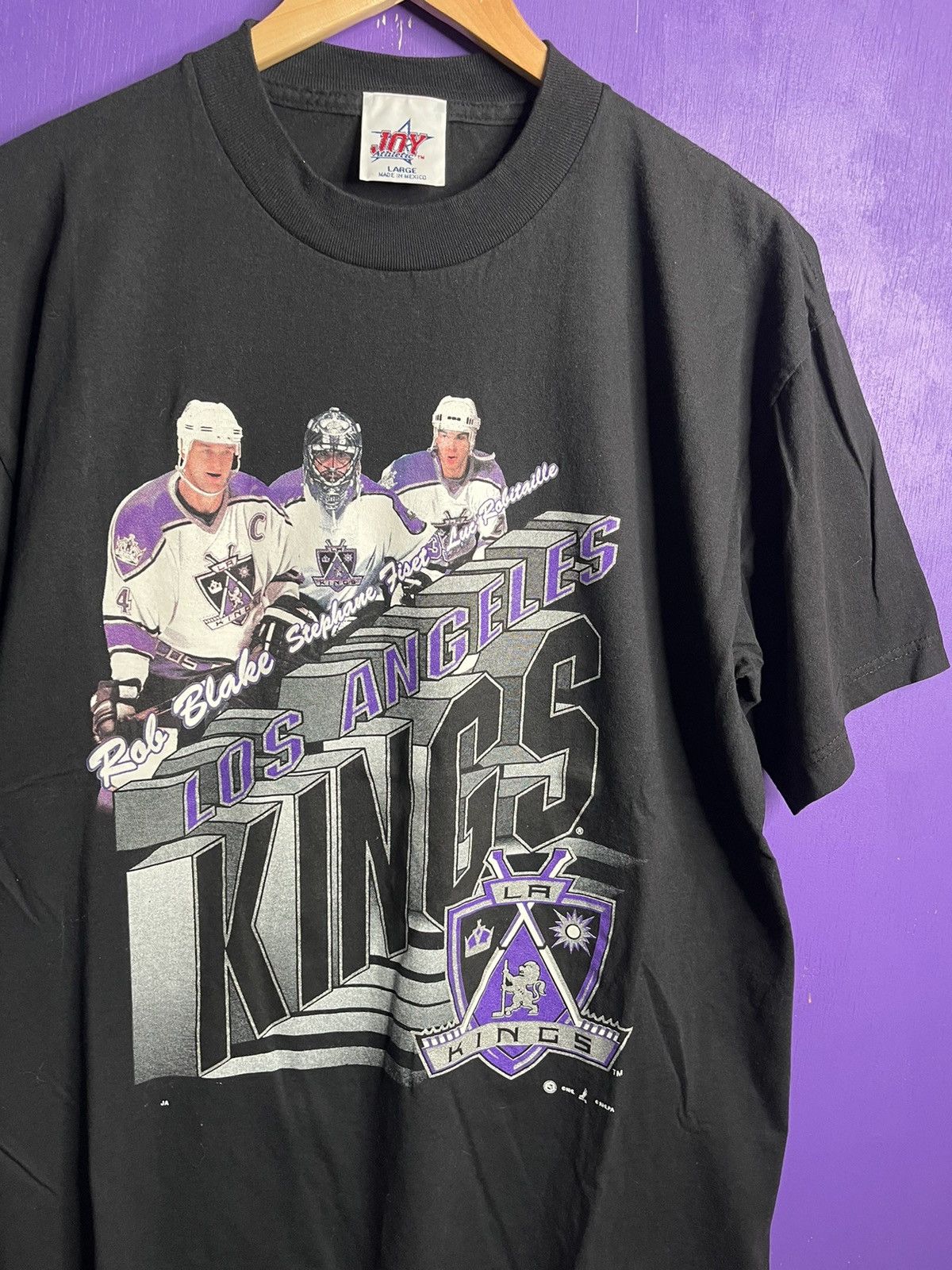 Other Vintage 90s Los Angeles kings players t-shirt Size US L / EU 52-54 / 3 - 3 Thumbnail