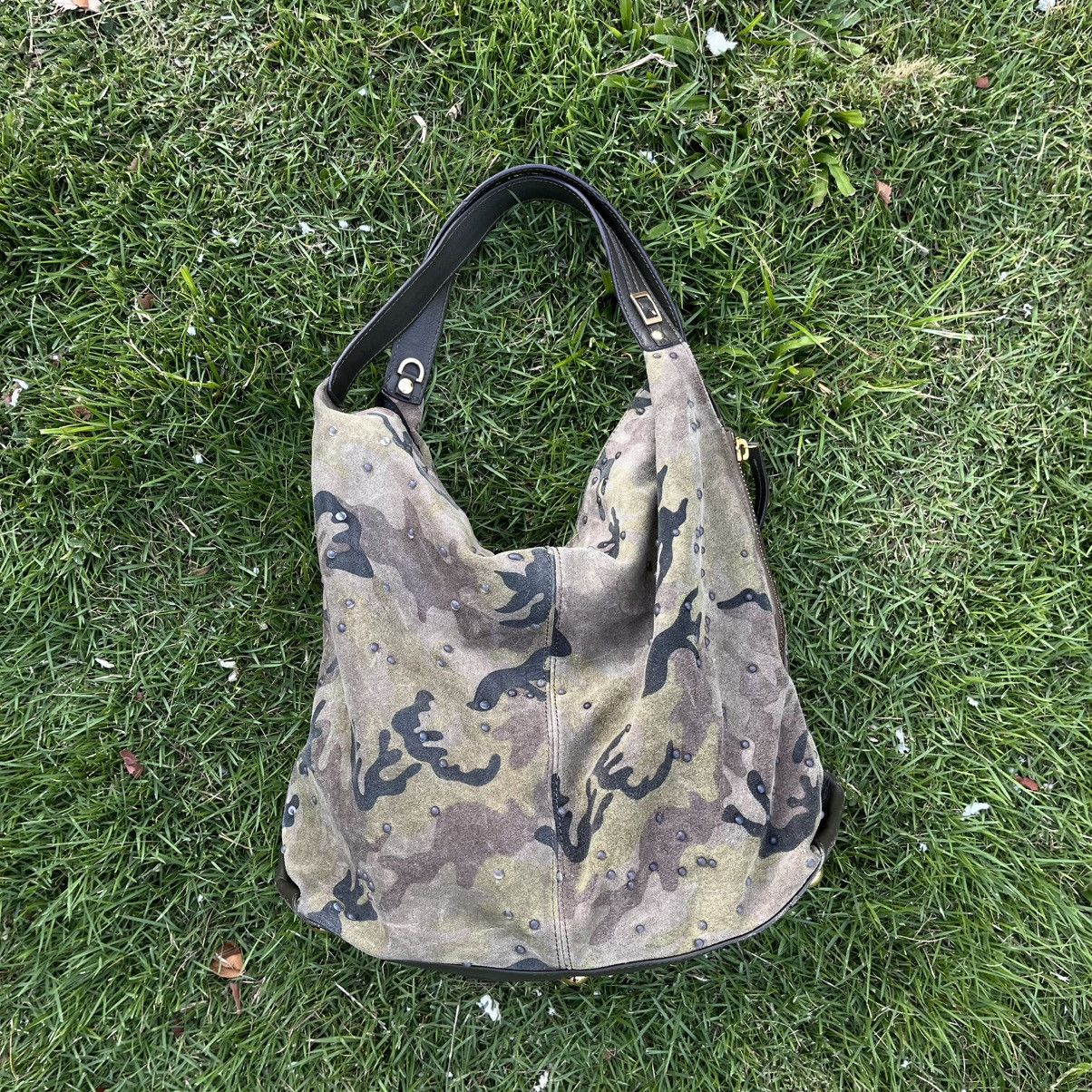 Vintage Laura di maggio hobo leather camo Size ONE SIZE - 1 Thumbnail