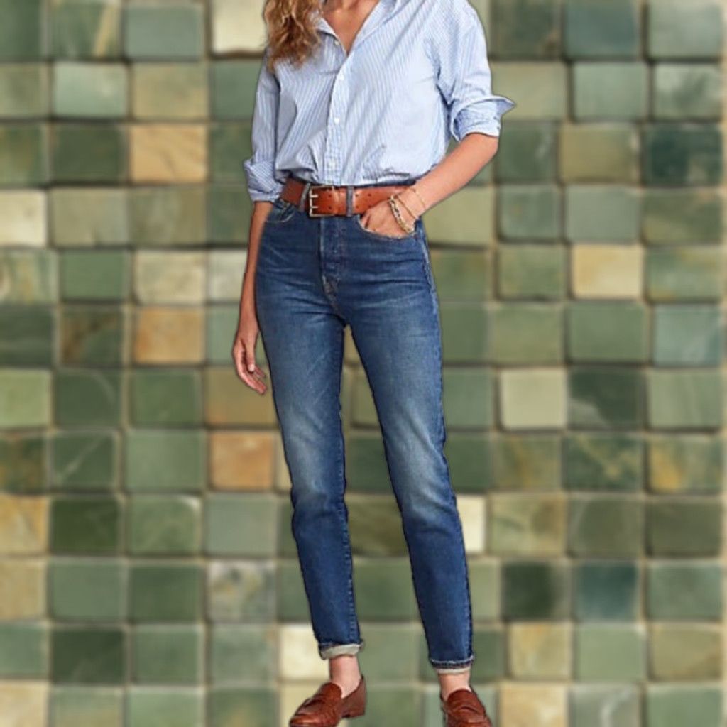 Polo Ralph Lauren Polo Ralph Lauren The Callen High Rise Slim Jeans Size 26 M6W Button Fly Jeans Women 26 Blue Slim Straight 30 Inseam Size 26" / US 2 / IT 38 - 1 Thumbnail