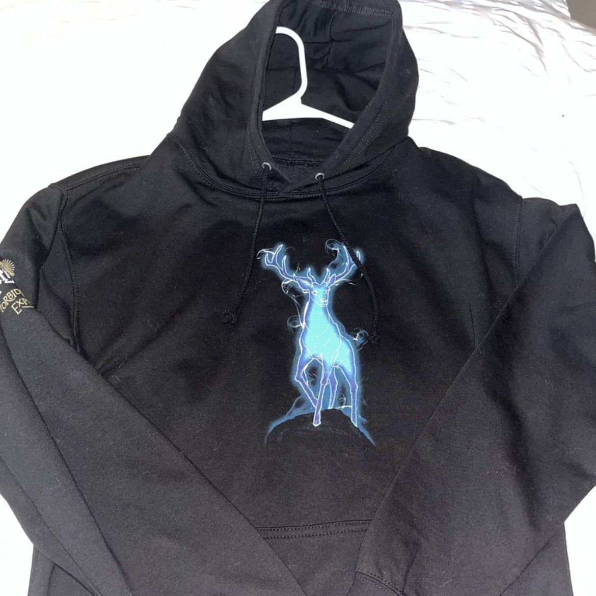 Warner Bros RARE Harry Potter Forbidden Forest Experience Stag Hoodie Size US L / EU 52-54 / 3 - 1 Thumbnail