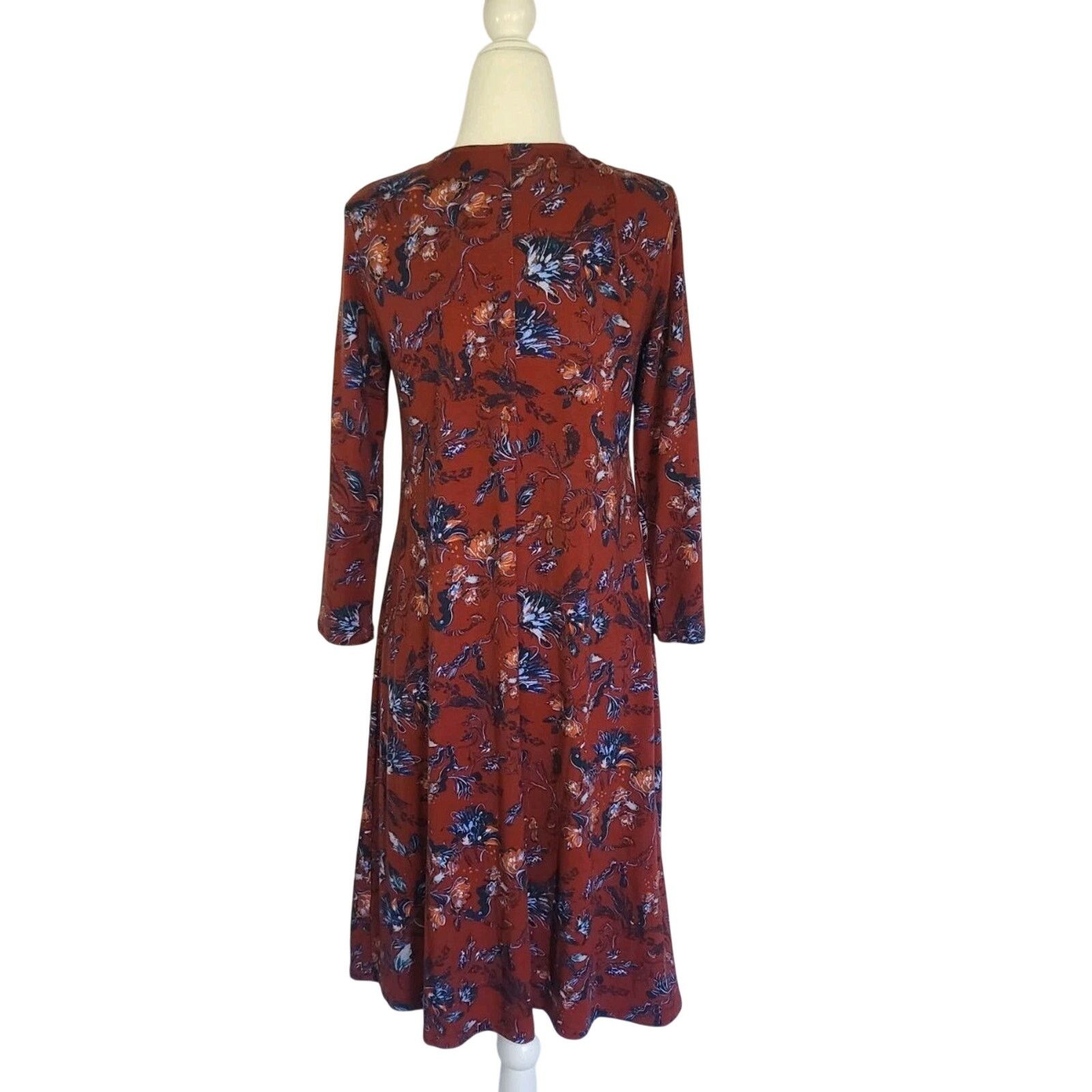seamed knit trapeze dress Seamed Knit Trapeze Dress - M(8-10)