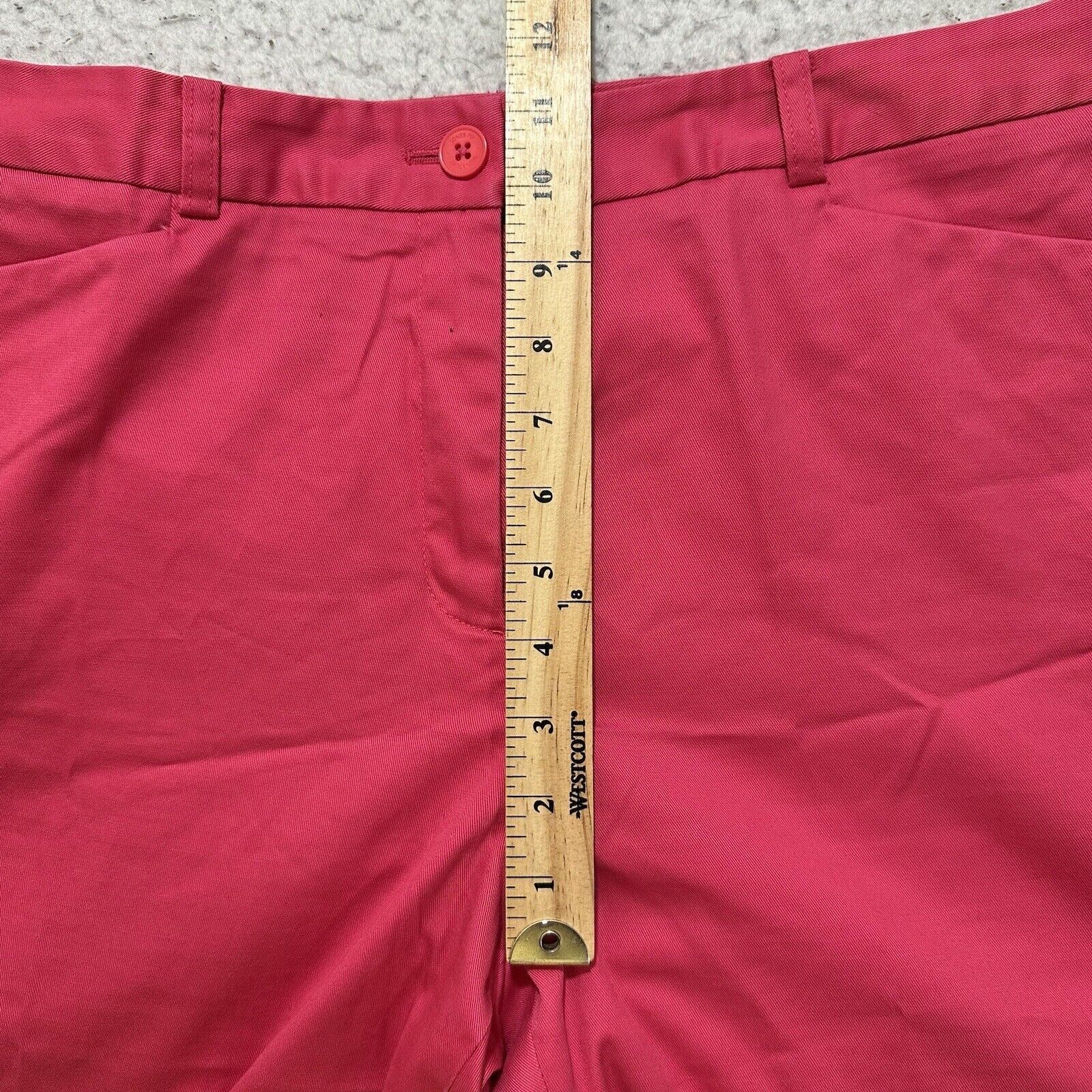 Jones New York Jones 12 Flat Front Hot Pink Pants 24" Inseam EasyCare Size 34" / US 12 / IT 48 - 13 Thumbnail