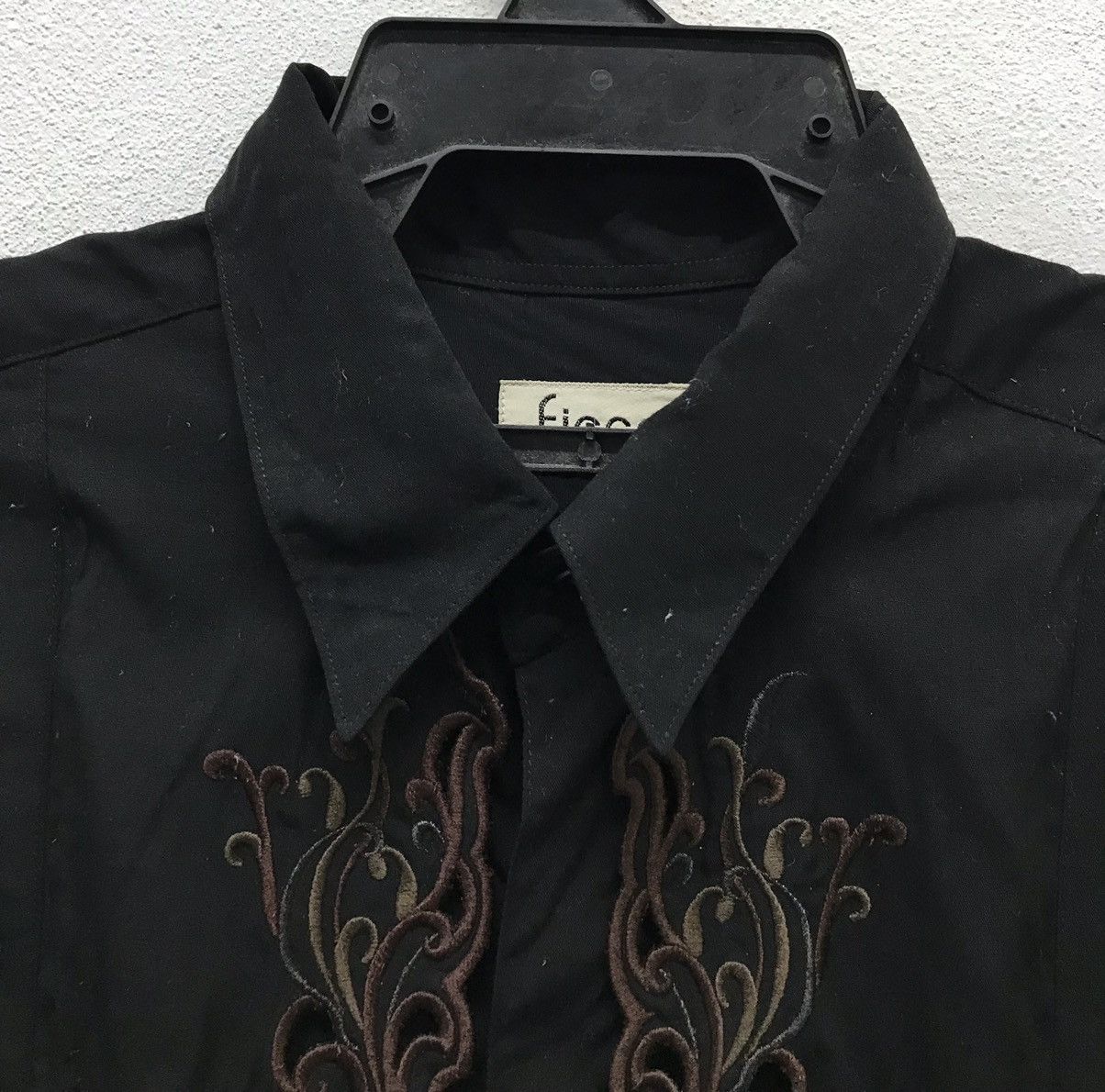 Japanese Brand × Vintage × Yoshiyuki Konishi Vintage Ficce Yoshiyuki Konishi Long Sleeve Shirt Button Up Size US M / EU 48-50 / 2 - 3 Thumbnail