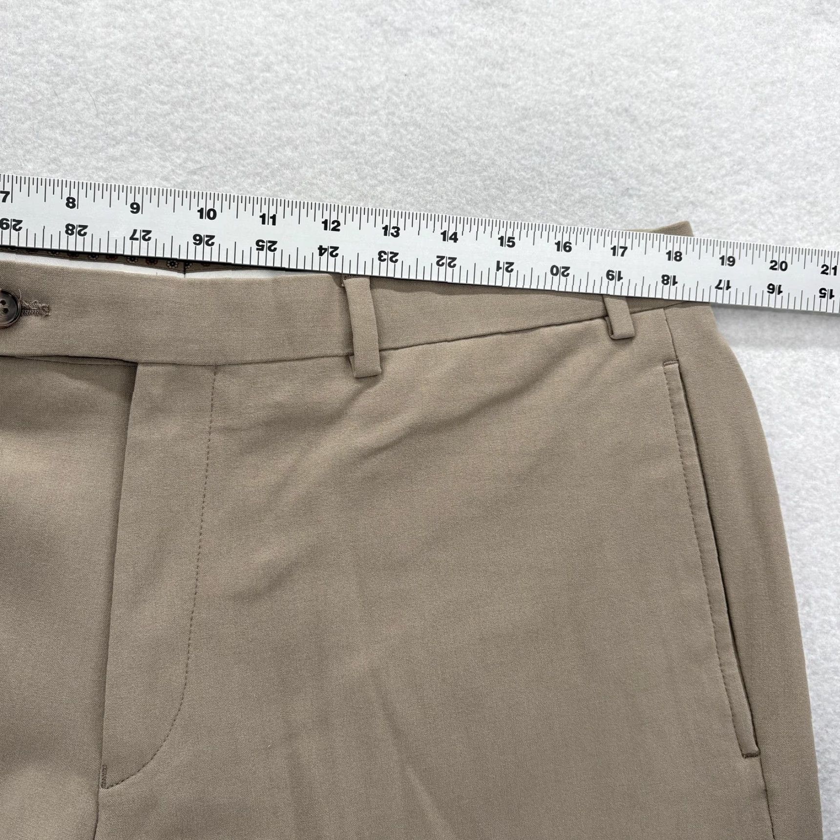 Ralph Lauren Lauren Ralph Lauren Dress Pants Mens 36x30 Beige Regular Fit Stretch Business Pants Mens Beige 36 30 Dress Flat Front Slit Pocket Solid Size US 36 / EU 52 - 6 Thumbnail