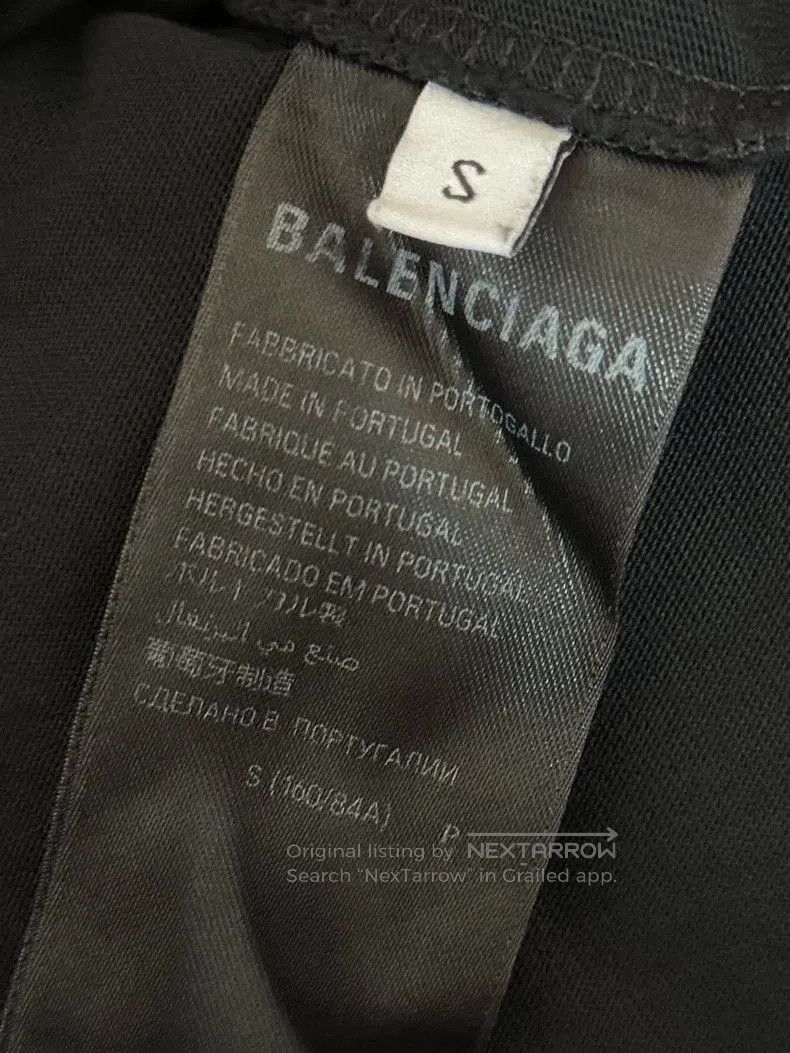 Balenciaga Balenciaga SS24 Blur Logo Short Sleeve T-Shirt. Size US S / EU 44-46 / 1 - 4 Thumbnail