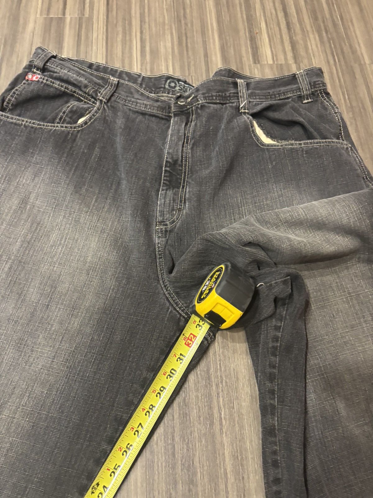 Southpole Y2K baggy Southpole black red tab baggy jeans 46x33 wide-leg Size US 44 / EU 60 - 4 Thumbnail