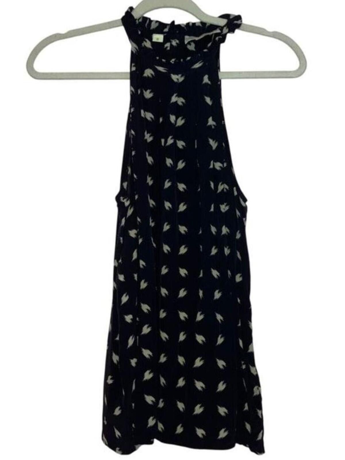 Other Cynthia Rowley Silk Tank Top Blouse Women's Small Blue Boho Size S / US 4 / IT 40 - 1 Thumbnail