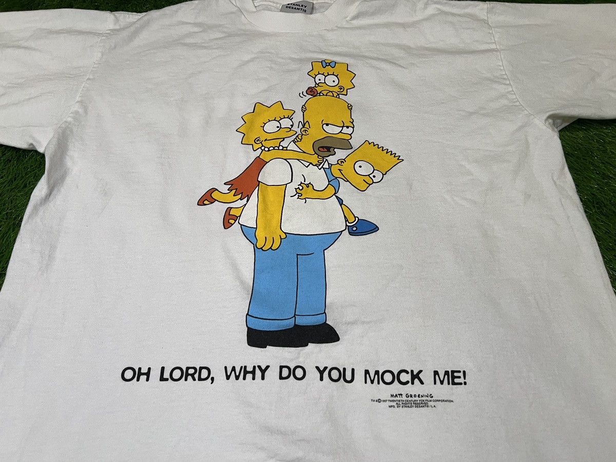 The Simpsons Vintage 1997 Homer Simpson T-Shirt Original Stanley DeSantis Size US XL / EU 56 / 4 - 2 Thumbnail