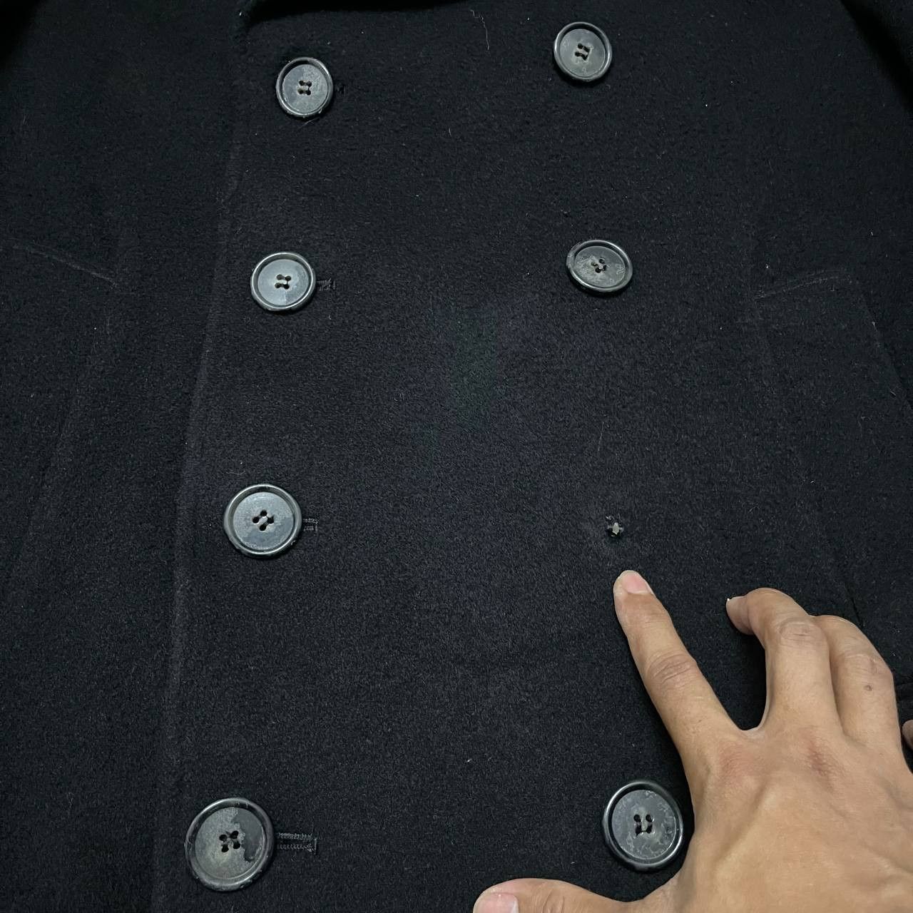 Polo Ralph Lauren Vintage Polo Ralph Lauren Wool Peacoat Double Breasted Size US M / EU 48-50 / 2 - 6 Thumbnail