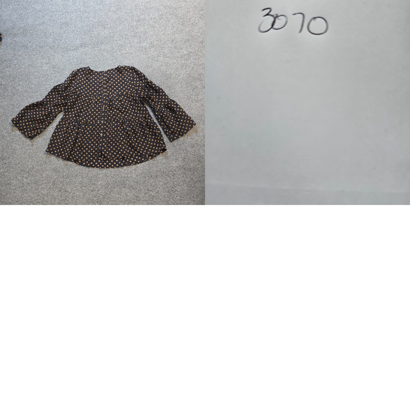 Madewell Madewell Top Womens XS Black Beige Hearts Silk Tiered Lightweight Casual Shirt Bell Sleeve Round Neck Pullover Regular Lightweight Blouse Women Size XS / US 0-2 / IT 36-38 - 8 Thumbnail