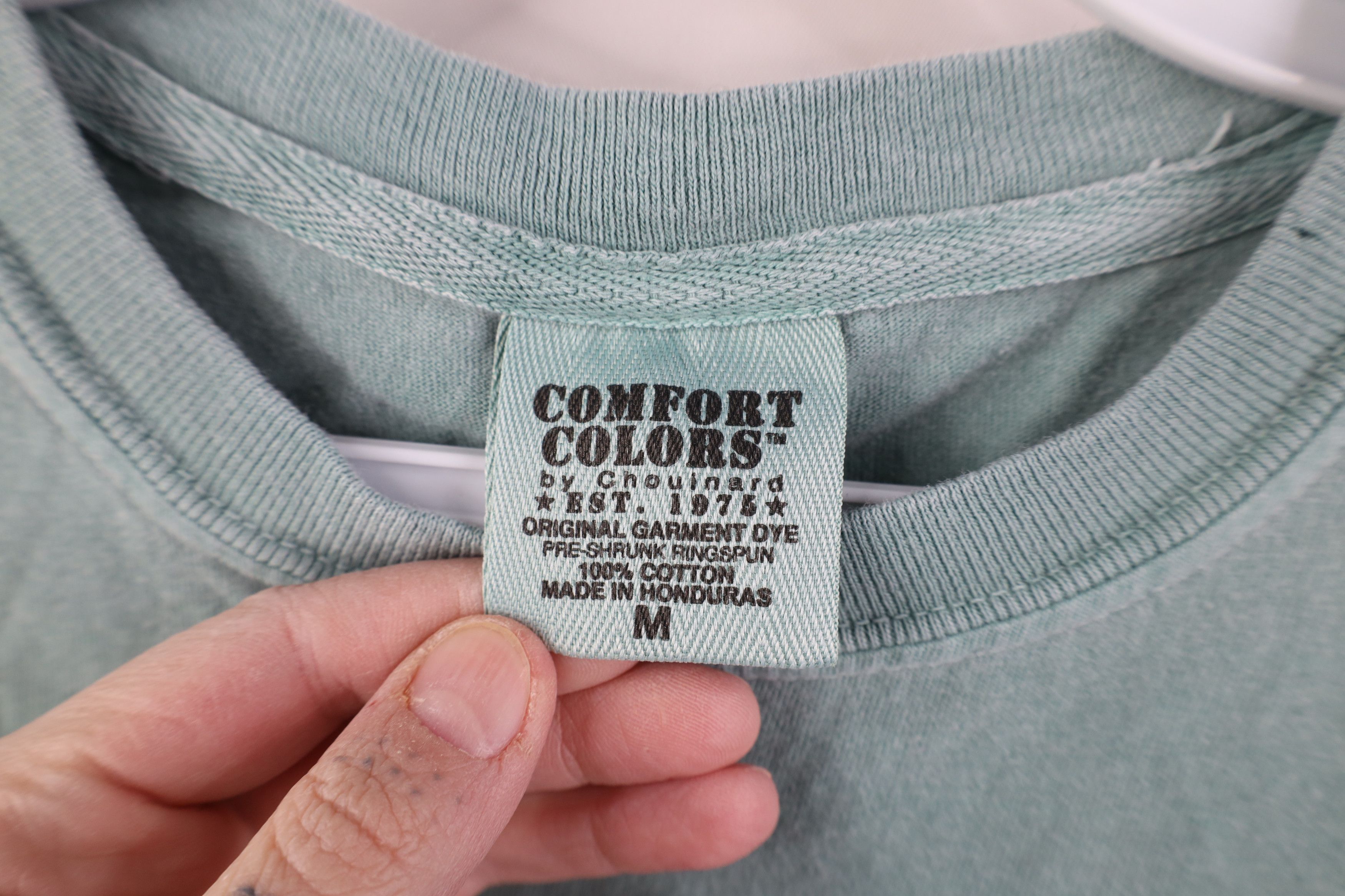 Vintage Vintage 90s Y2K Streetwear Garment Dye Stonewash T-Shirt Size US M / EU 48-50 / 2 - 5 Thumbnail