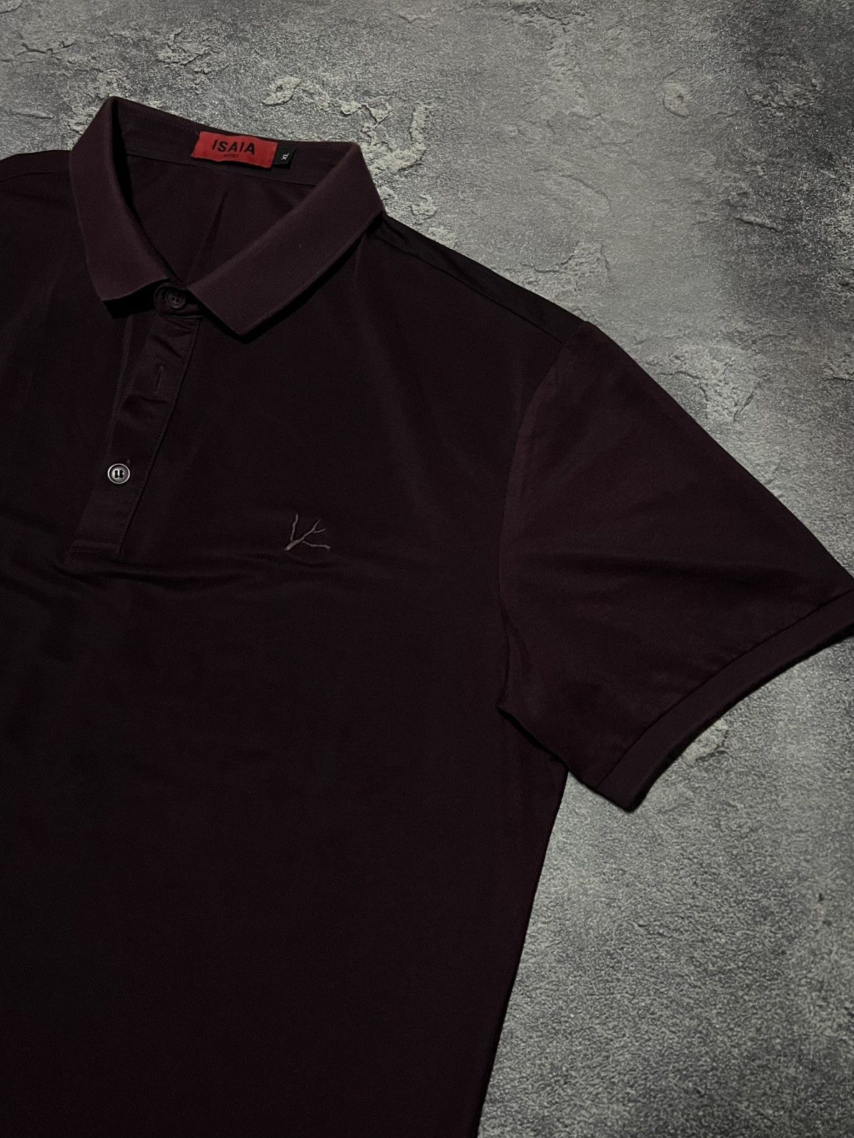 Isaia Isaia Napoli Polo Tee Luxury Vintage Italian Designer Size US XL / EU 56 / 4 - 2 Thumbnail