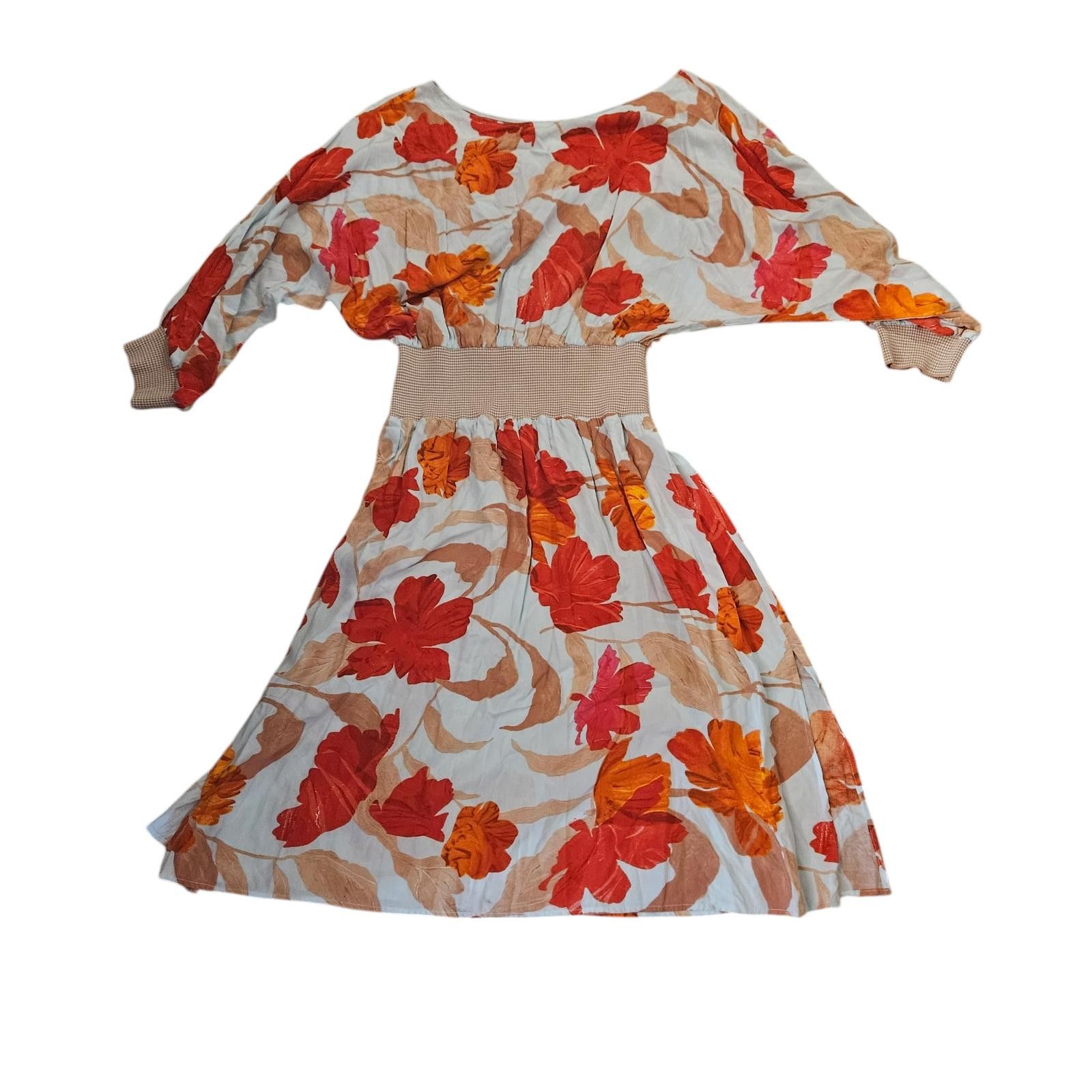 Marvel Comics Maeve Floral Print Dress SZ Med Size M / US 6-8 / IT 42-44 - 1 Thumbnail