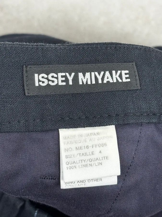 Issey Miyake Issey Miyake Navy Linen Cozy Pants Size US 32 / EU 48 - 9 Thumbnail