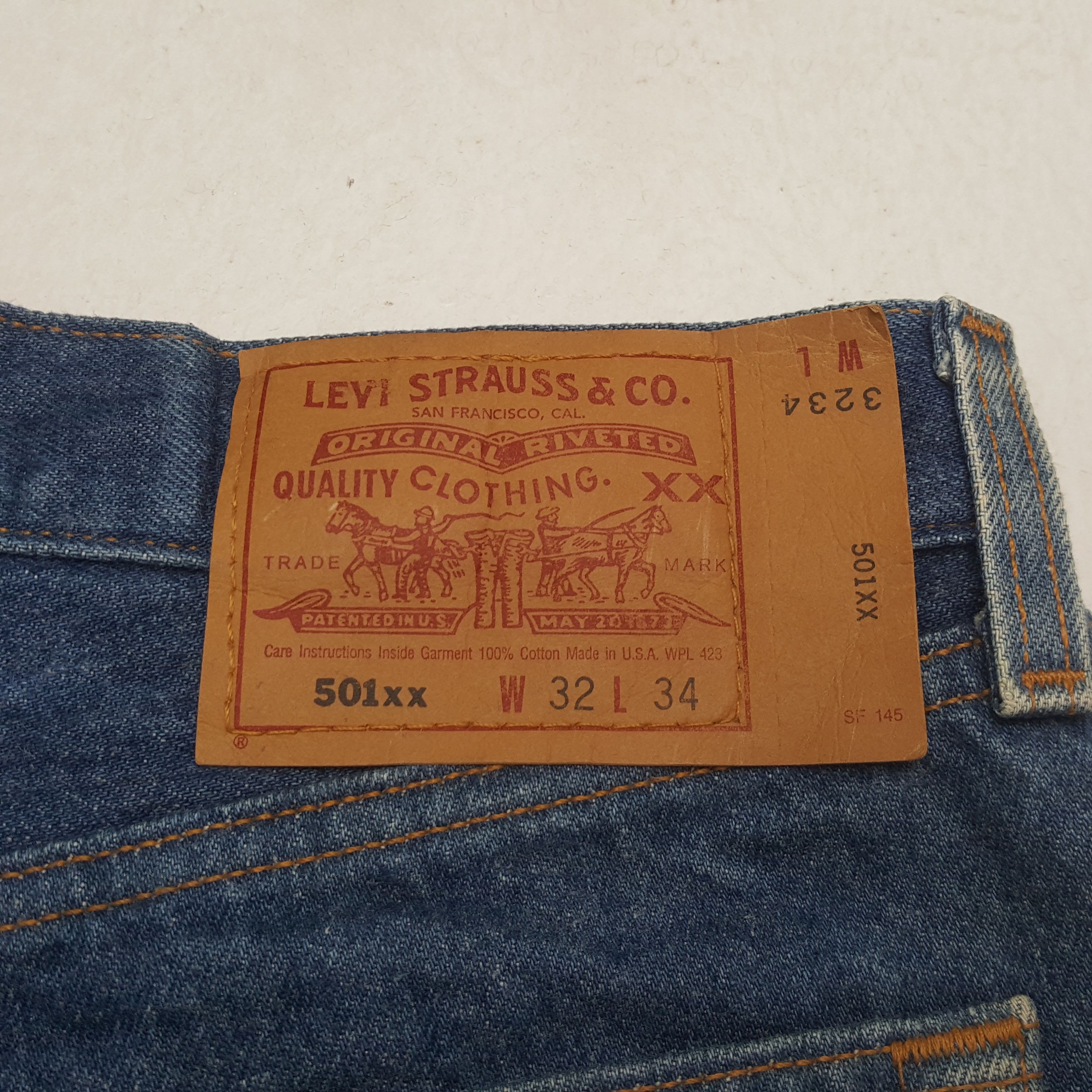 Levi's Levis 501 Streetwear Style Jeans RR17 Size US 30 / EU 46 - 15 Thumbnail