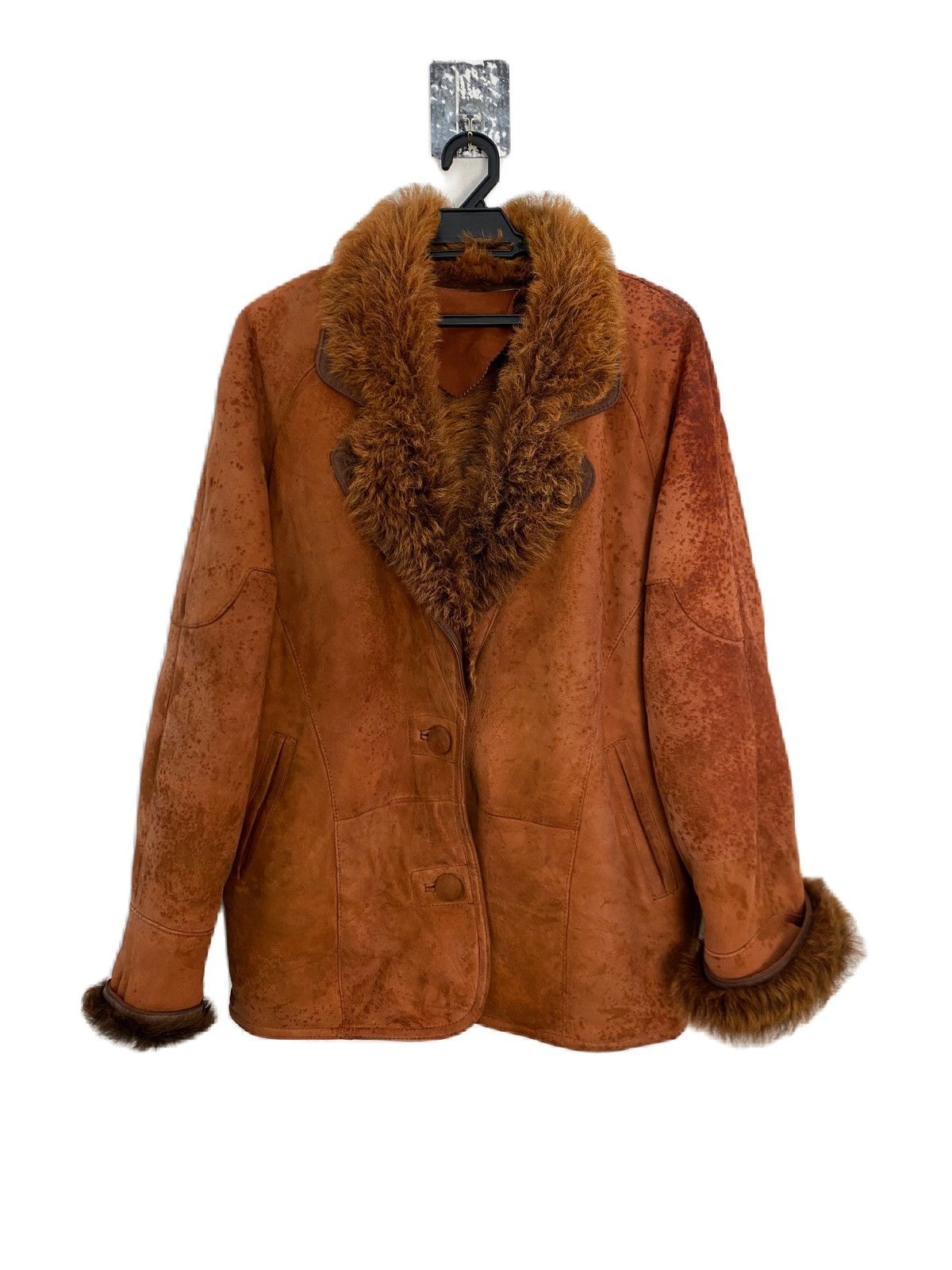Other RED COMFORT SHEEPSKIN COAT DOUBLE POCKET FUR JACKET Size L / US 10 / IT 46 - 1 Thumbnail