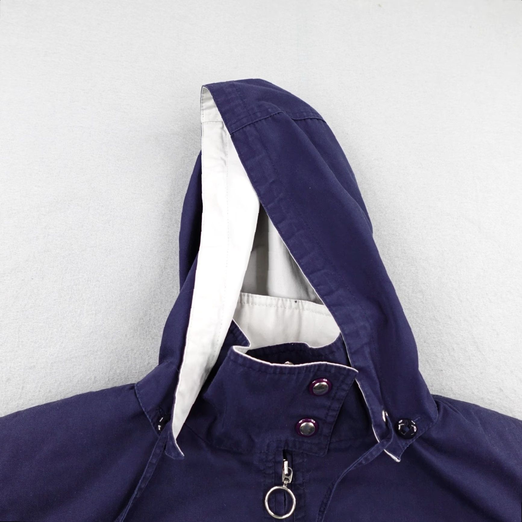 Mackintosh Mackintosh New England Jacket Womens Medium Blue Padded Shoulders Field Coat Jacket/Coat Mid-Length Size M / US 6-8 / IT 42-44 - 2 Thumbnail