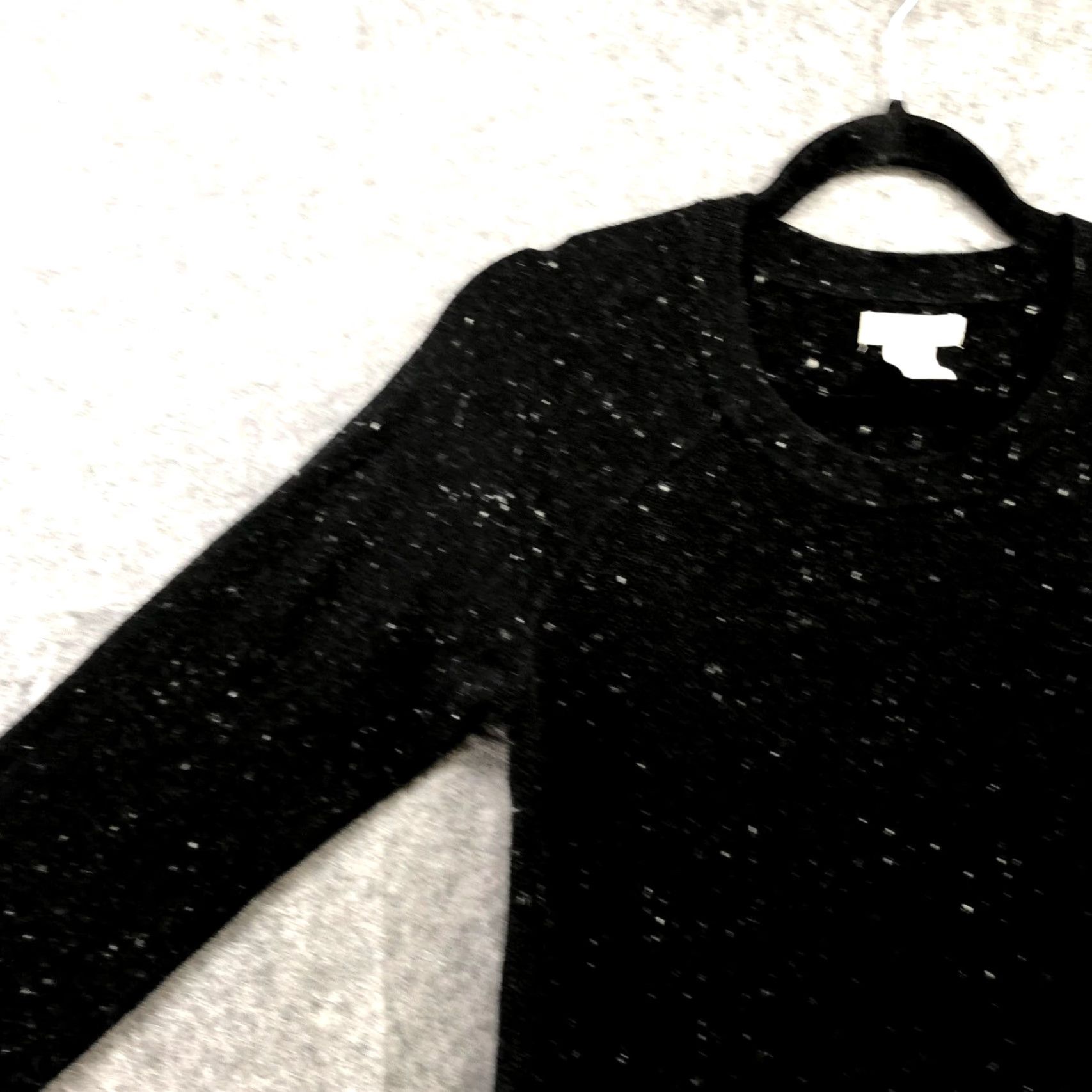 Vintage ARTISAN NY WOMEN SWEATER POLYESTER LONG BLACK S GATHER Size S / US 4 / IT 40 - 3 Thumbnail