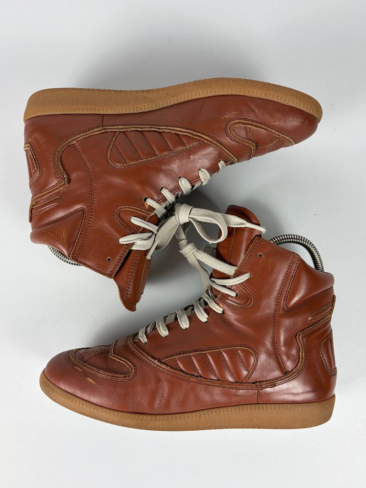 Maison Margiela 2012 Maison Margiela leather high top GAT Size US 8 / EU 41 - 6 Thumbnail