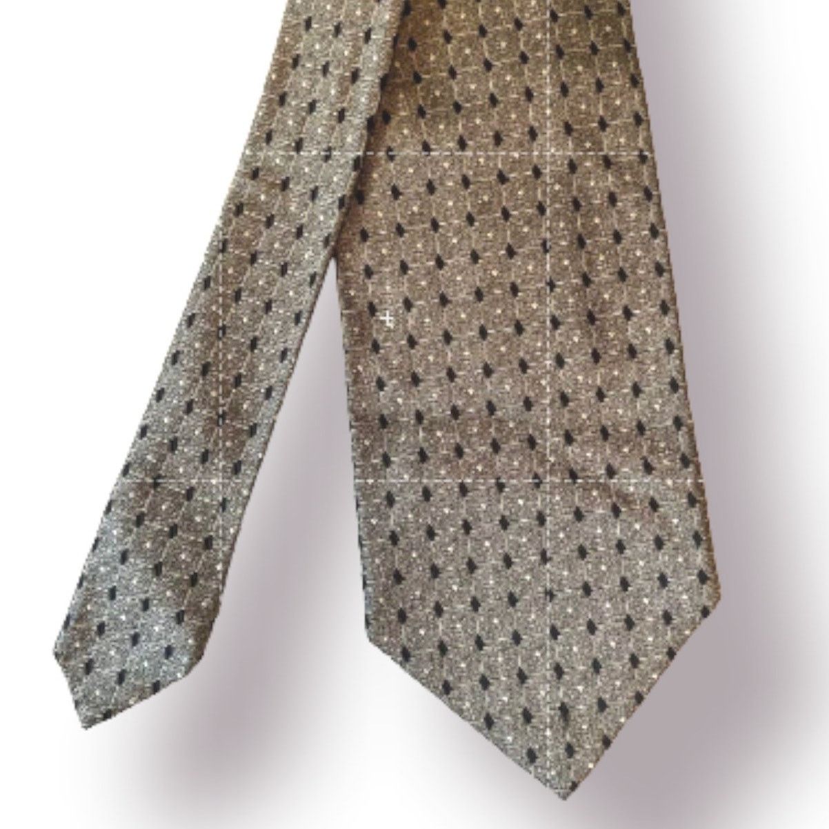Other Valerio Garati Silk Tie ~ Gray & Black ~ Necktie Size ONE SIZE - 1 Thumbnail