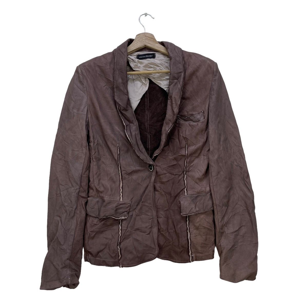 Genuine Leather × Other × Vintage Japanese Brand Collection Privet leather Jacket Size S / US 4 / IT 40 - 1 Thumbnail