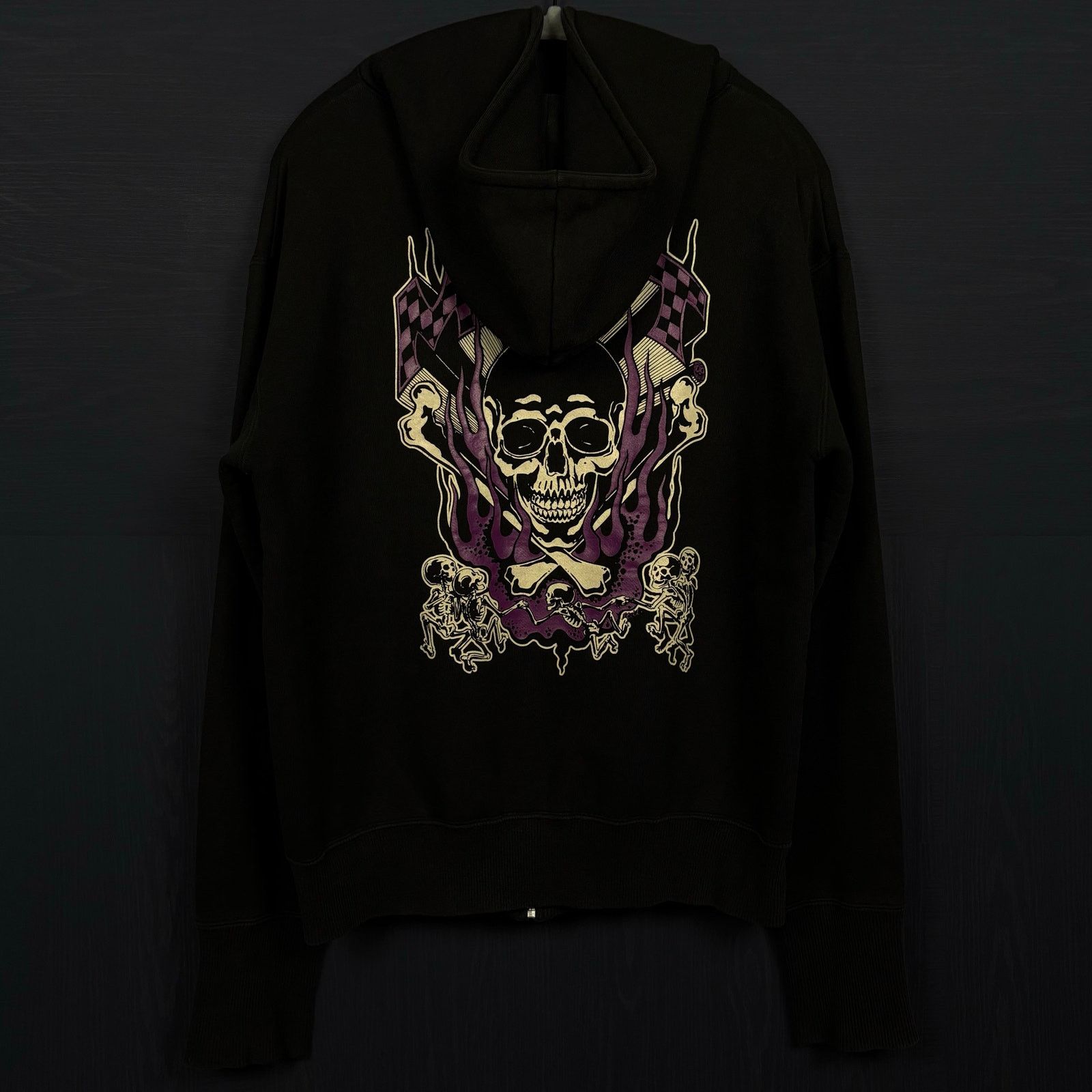 Japanese Brand × Magical Design × Vintage 🇯🇵MAGICAL DESIGN Skeletons Hoodie Size US L / EU 52-54 / 3 - 1 Thumbnail