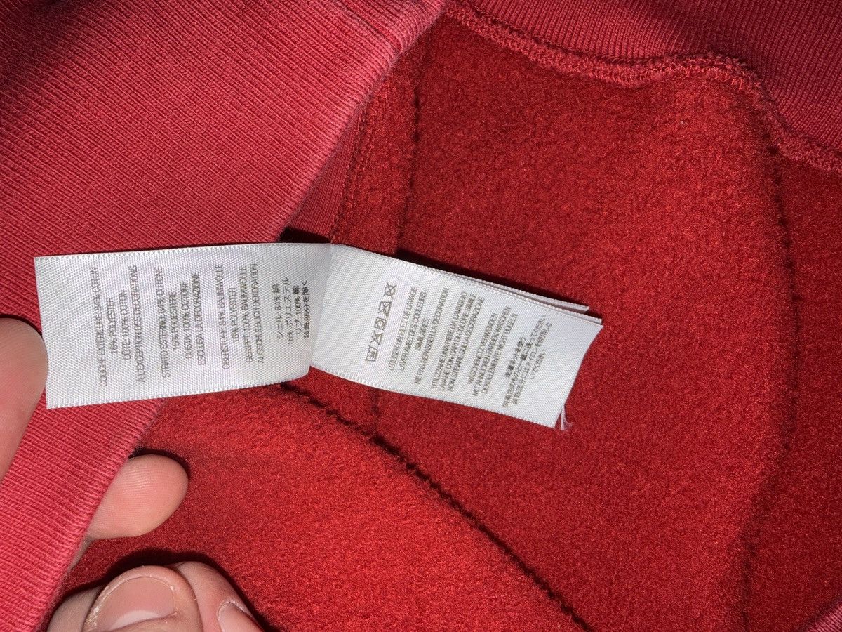 Supreme Supreme red on red crewneck Size US XL / EU 56 / 4 - 5 Thumbnail