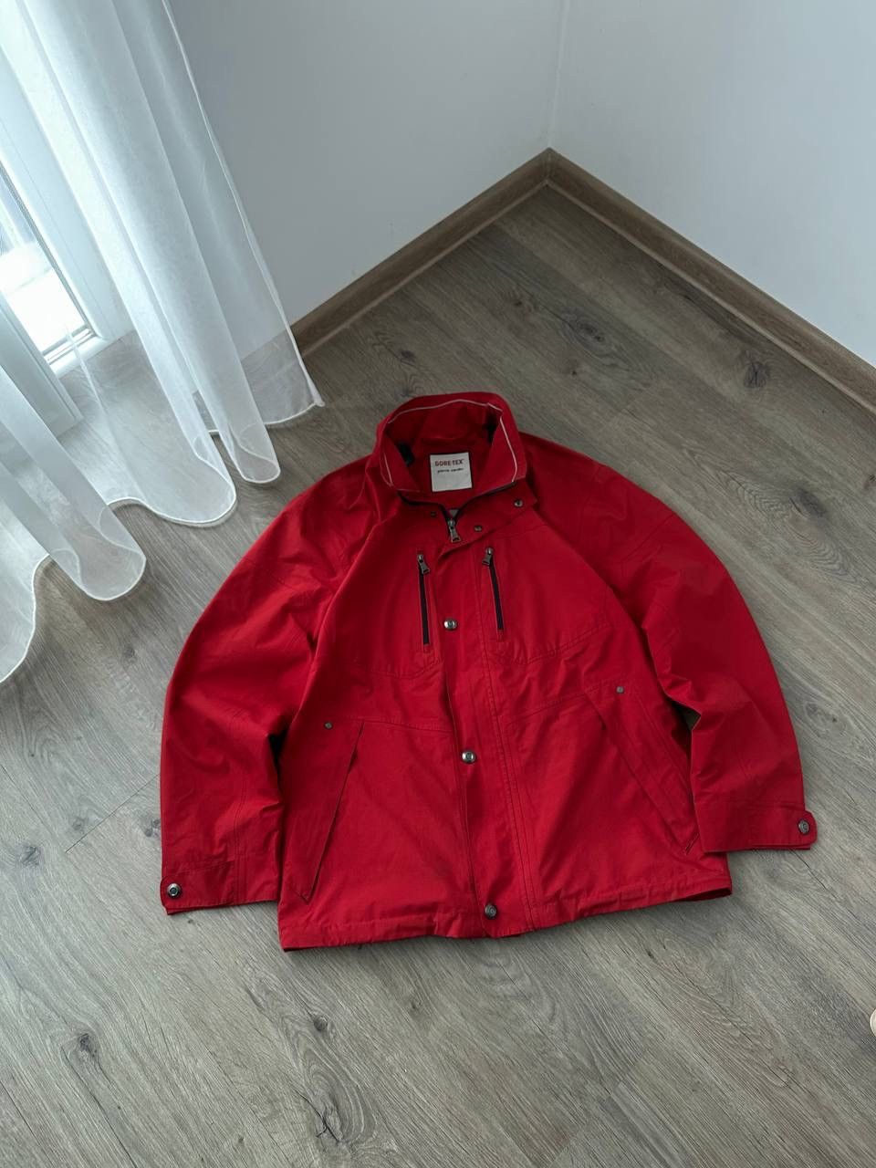 Goretex × Pierre Cardin × Vintage Vintage Pierre Cardin Red Zip Gore-Tex Jacket Size US M / EU 48-50 / 2 - 15 Thumbnail
