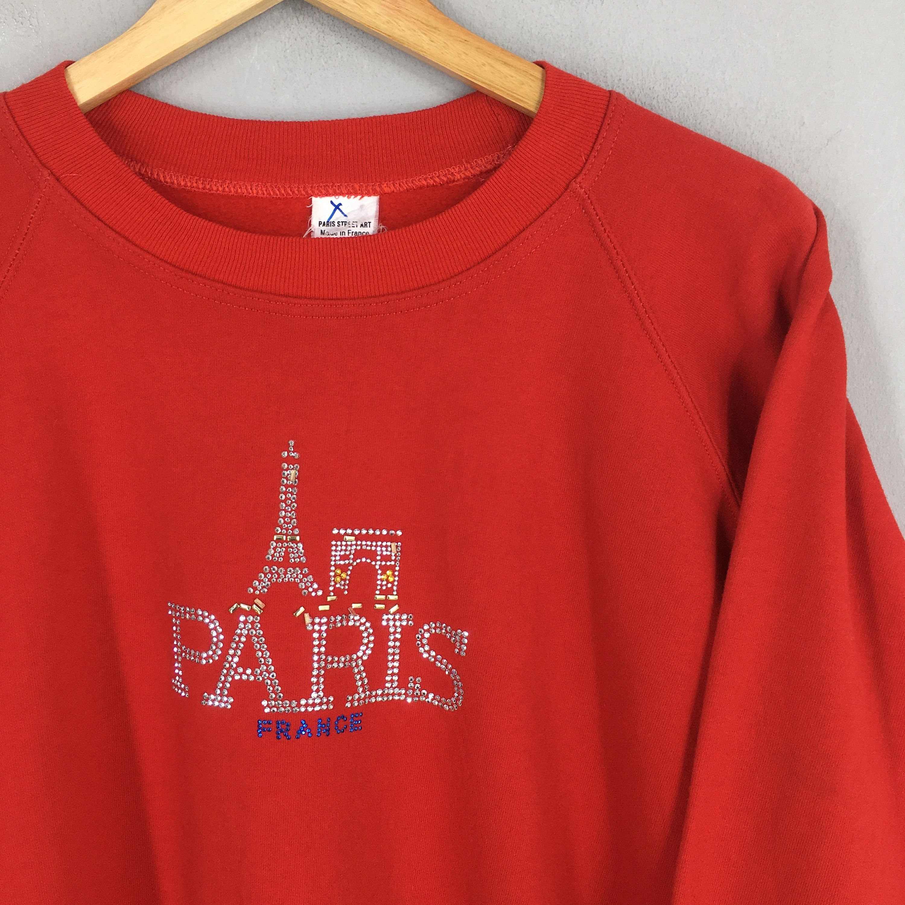 Vintage Vintage Paris France Eiffel Tower Sweatshirts Medium Size US M / EU 48-50 / 2 - 2 Thumbnail
