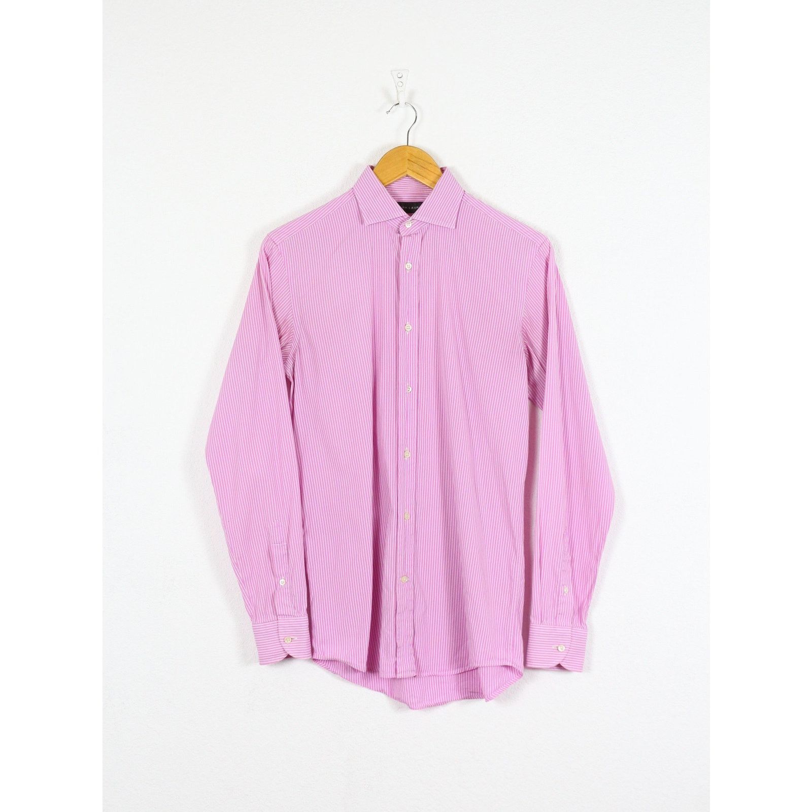 Ralph Lauren Black Label Ralph Lauren Black Label Pink Striped Shirt 14 1/2 Size US M / EU 48-50 / 2 - 1 Thumbnail