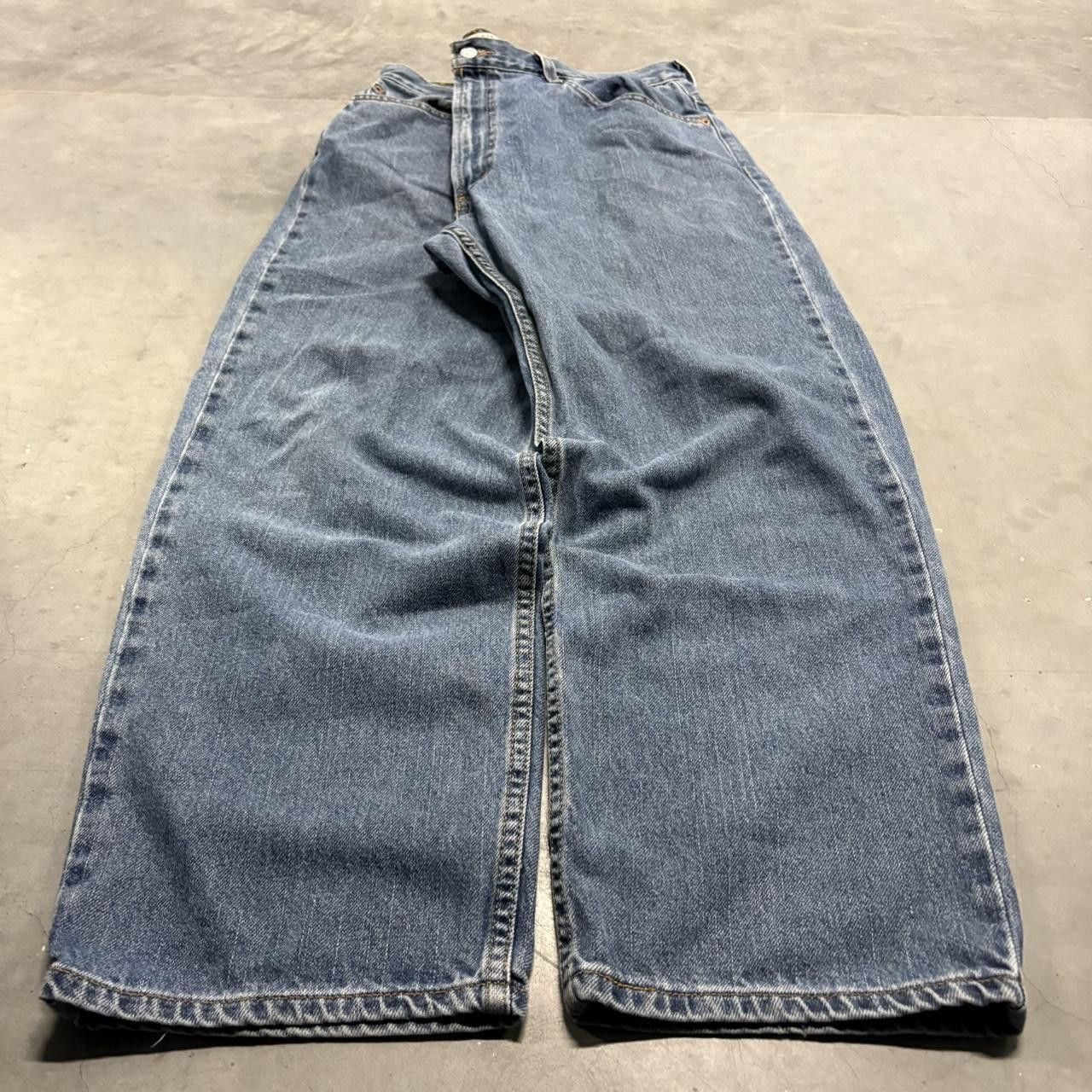 Levi's Crazy Vintage Y2K/2000s Baggy Levis Medium Wash Denim Jeans! Size US 38 / EU 54 - 3 Thumbnail
