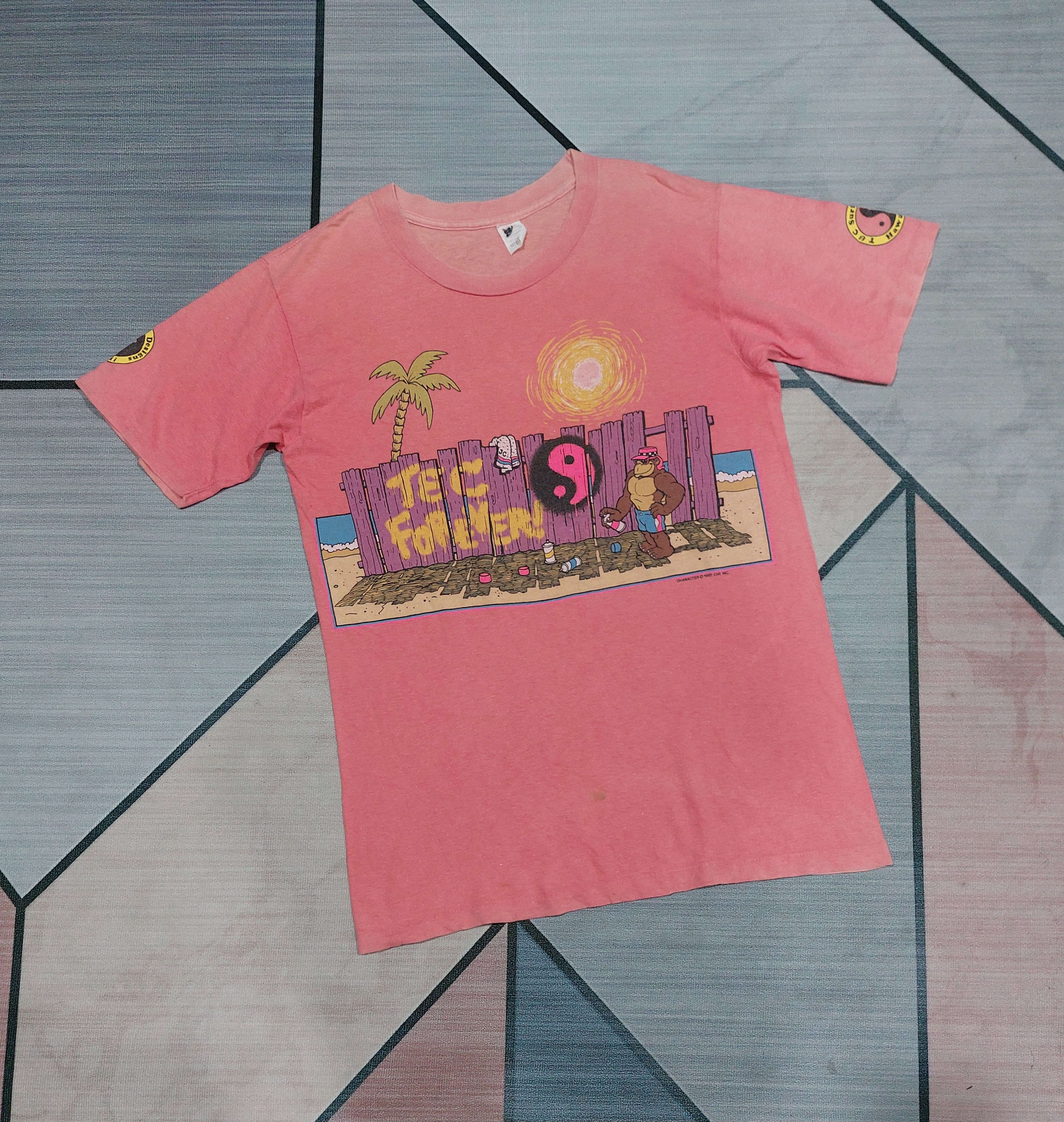 Vintage VINTAGE 80'S T&C FOREVER SURF DESIGN HAWAII SUN FADED Size US S / EU 44-46 / 1 - 1 Thumbnail