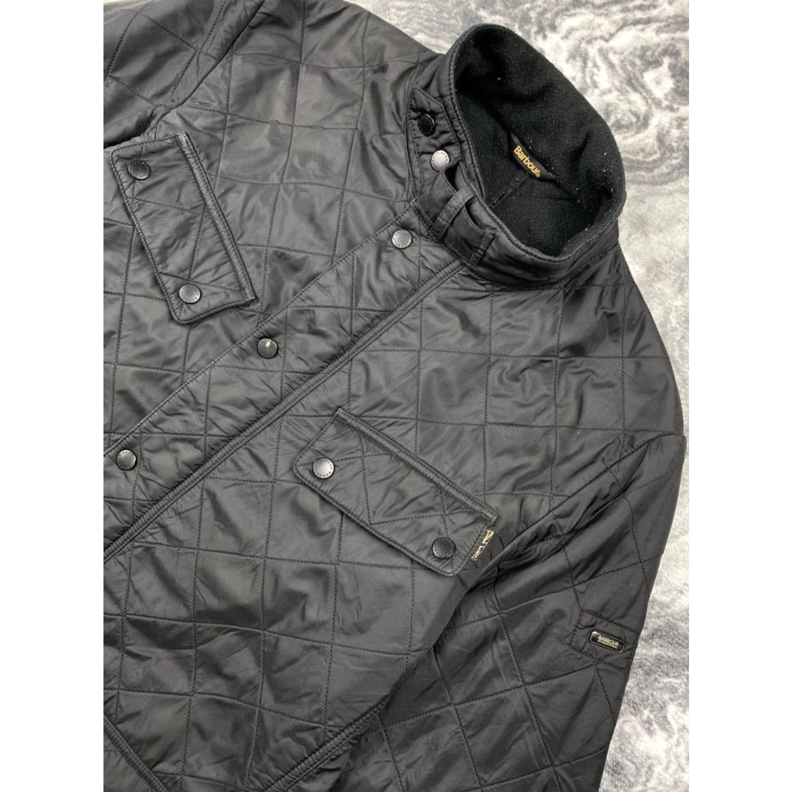 Barbour Barbour Barbour International Ariel Polarquilt Jacket Men L Black Quilted Regular Zip Size US L / EU 52-54 / 3 - 2 Thumbnail